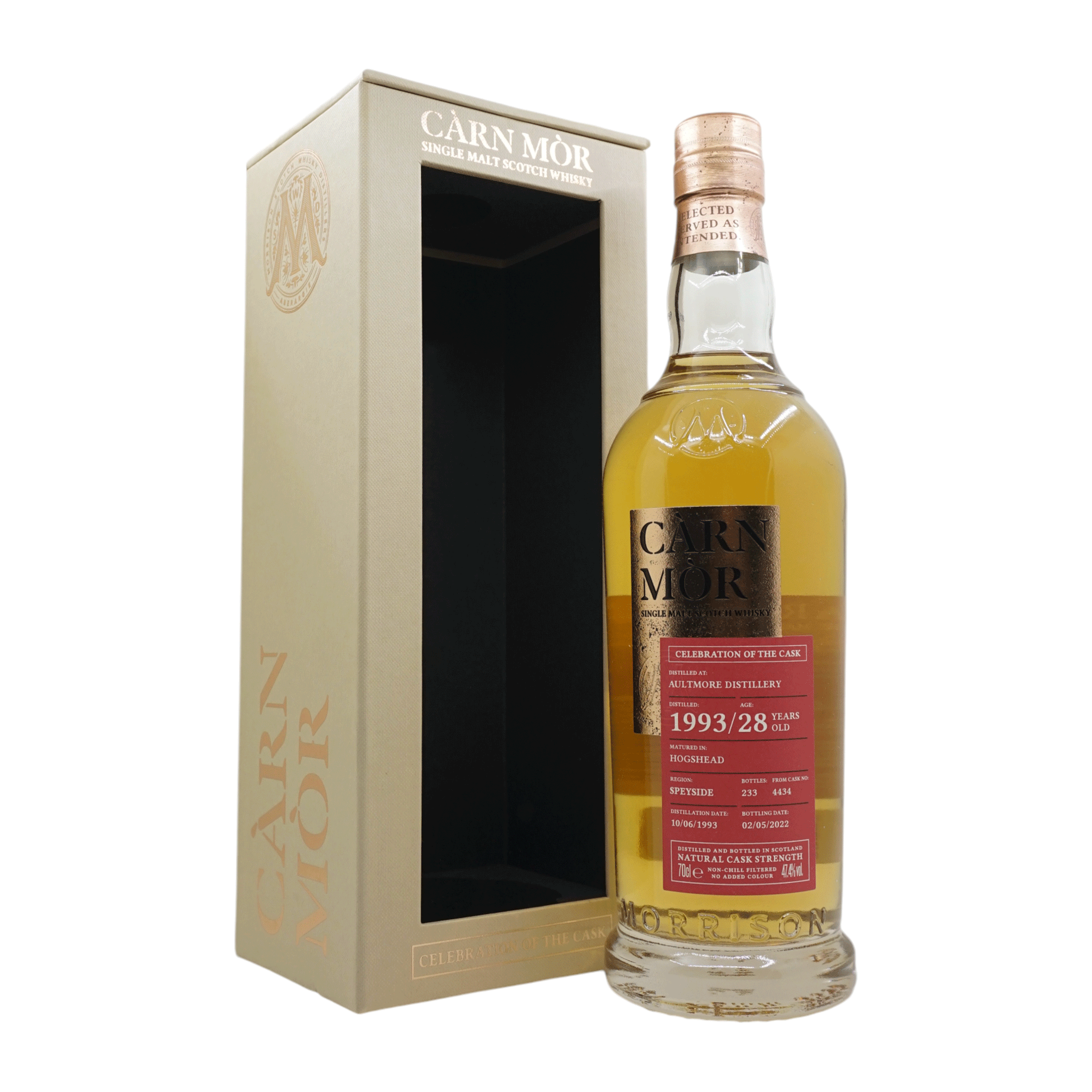 Aultmore 1993/2022 28 歲 Càrn Mòr 木桶慶典 #4434