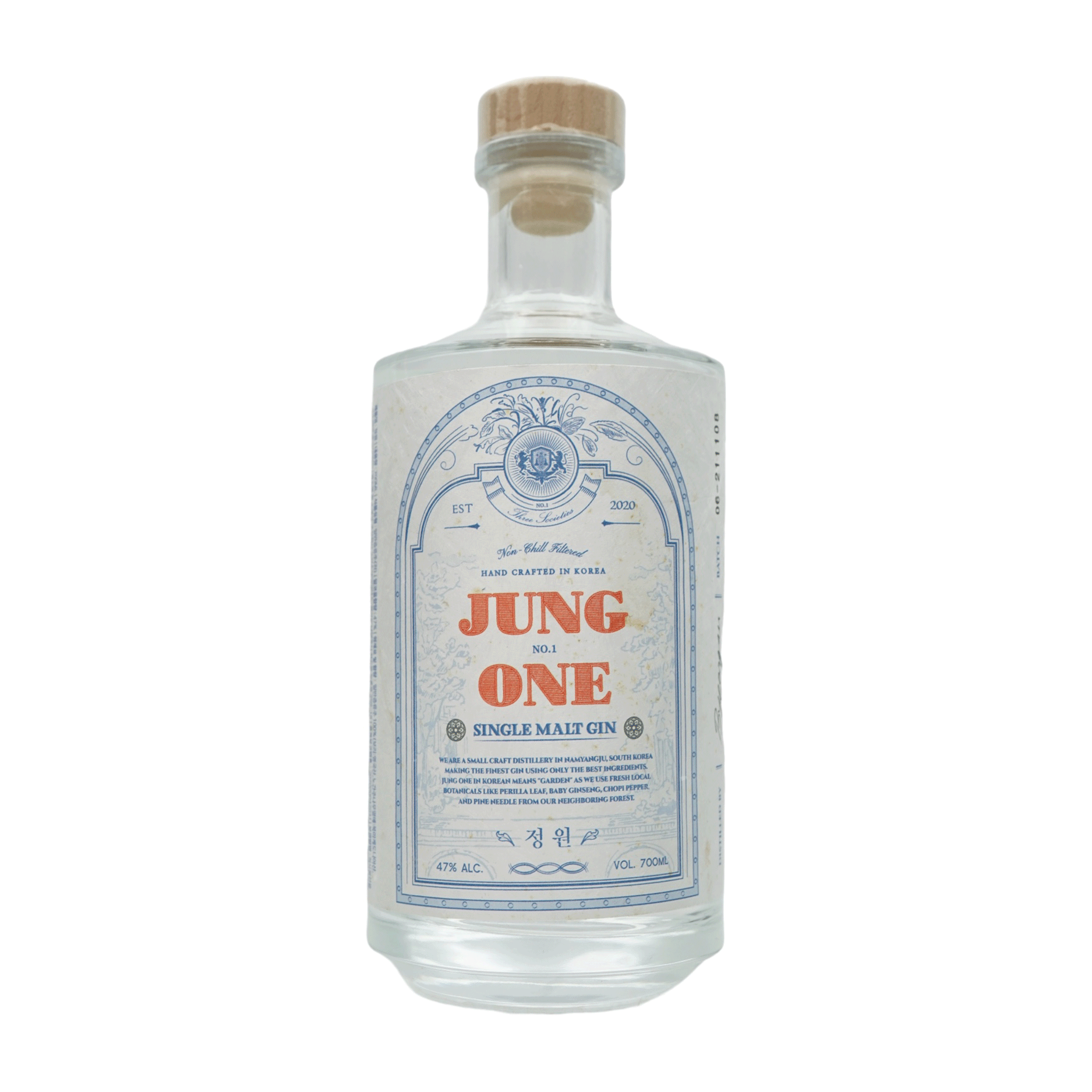 JUNG ONE 정원 韓國單一麥芽琴酒