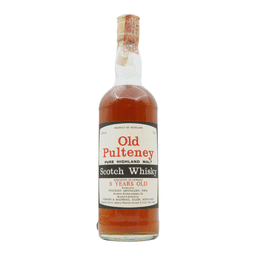 Old Pulteney 8년산 Pure Higland Malt Co. Import, Pinerolo, Torino, Italy Gordon & MacPhail을 위해 병입