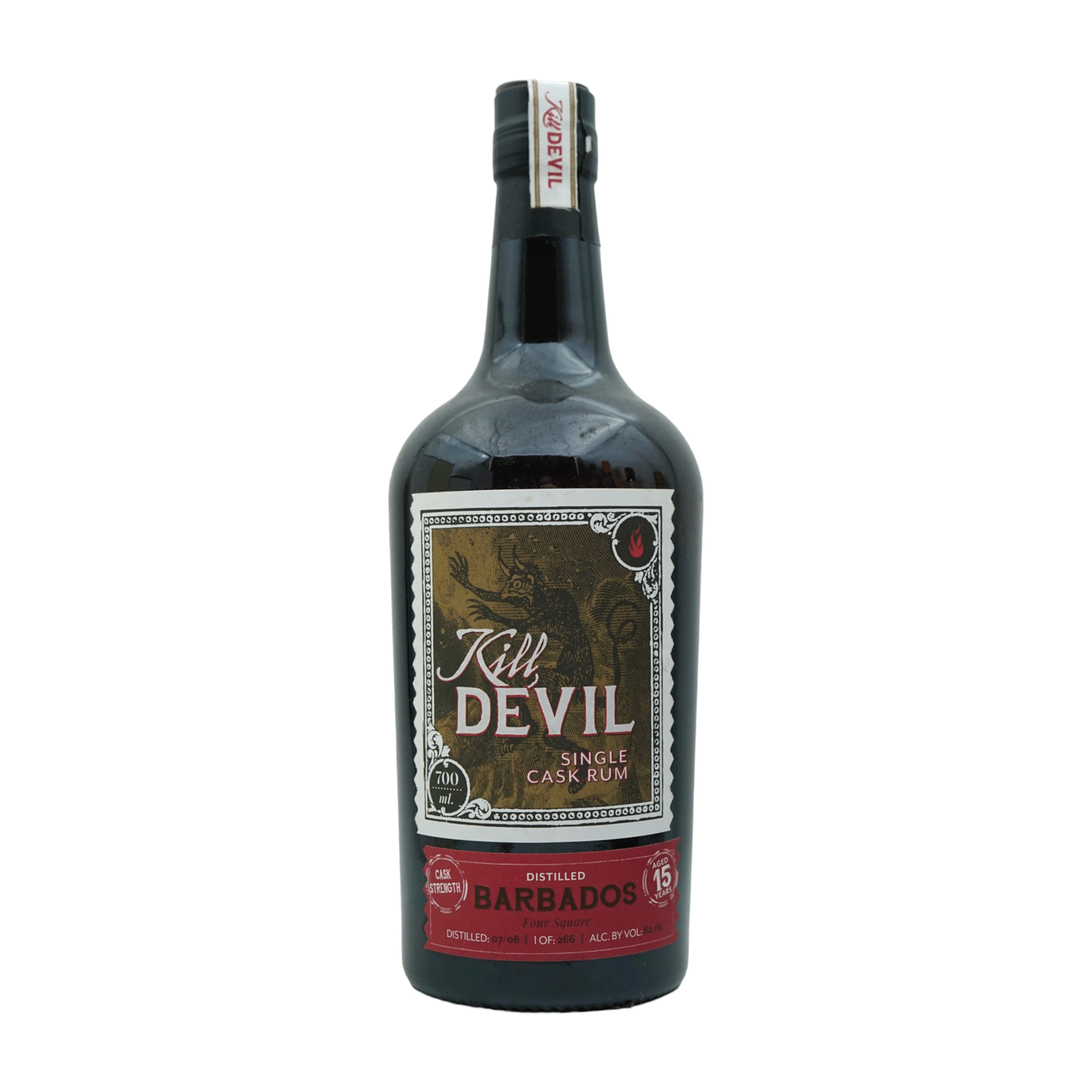 Foursquare 15 年 2006 巴貝多 Kill Devil 62.1%