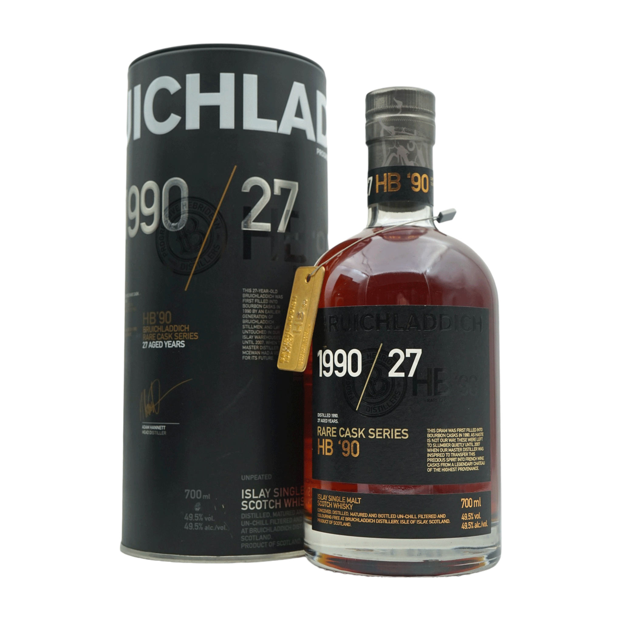 布魯克拉迪珍稀酒桶系列 1990 27 年 HB'90