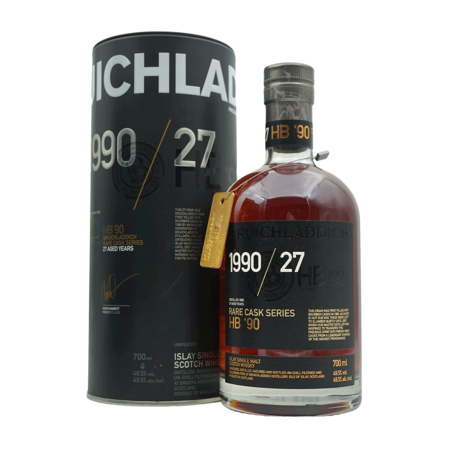 Bruichladdich Rare Cask 시리즈 1990 27년 HB'90