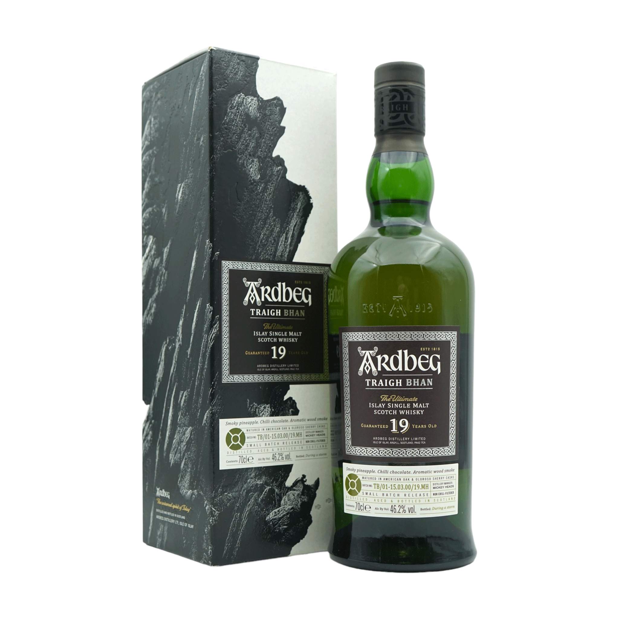 Ardbeg Traigh Bhan 2000/2019 19세 배치 1 46.2%