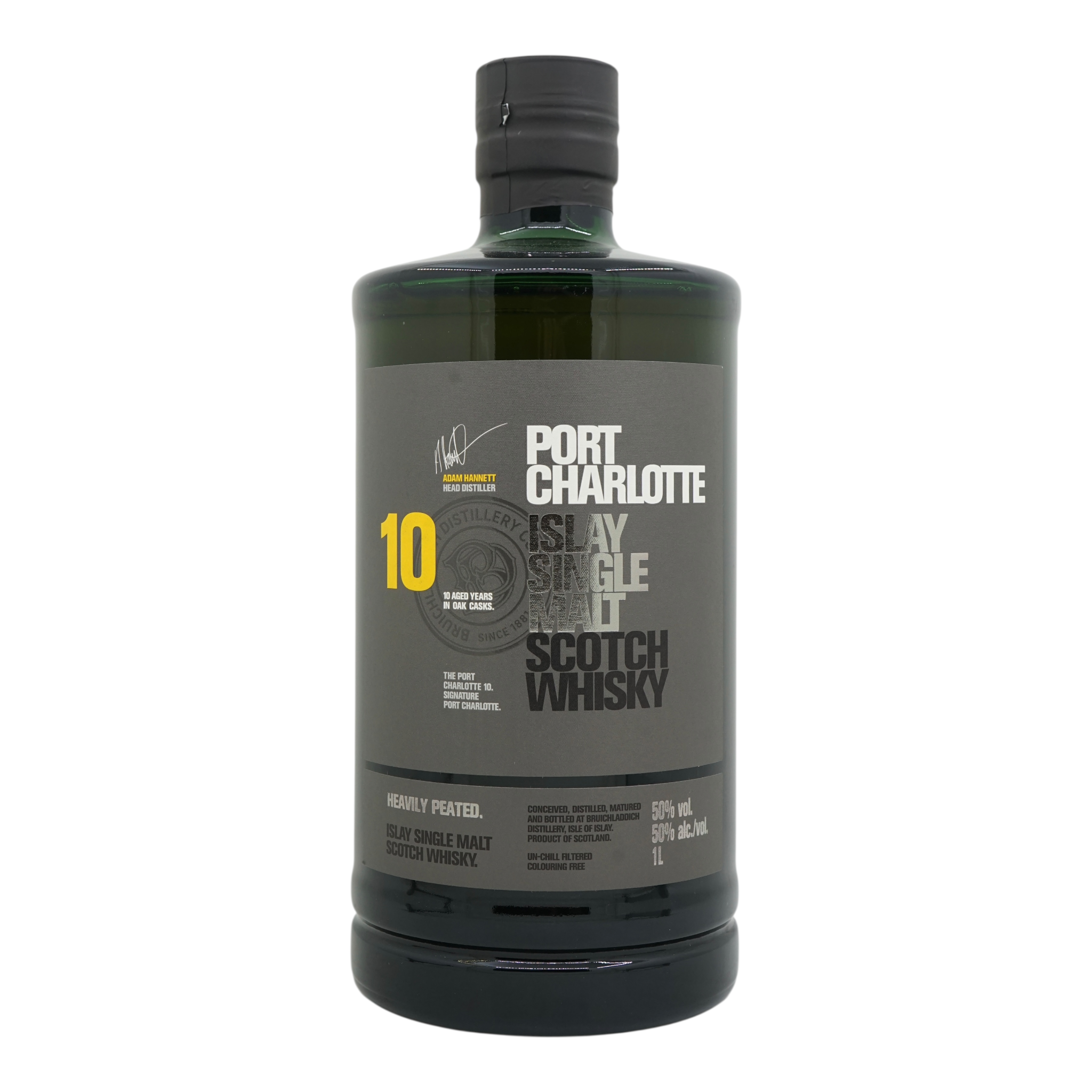 Port Charlotte 10 Year Old Heavily Peated 1L
