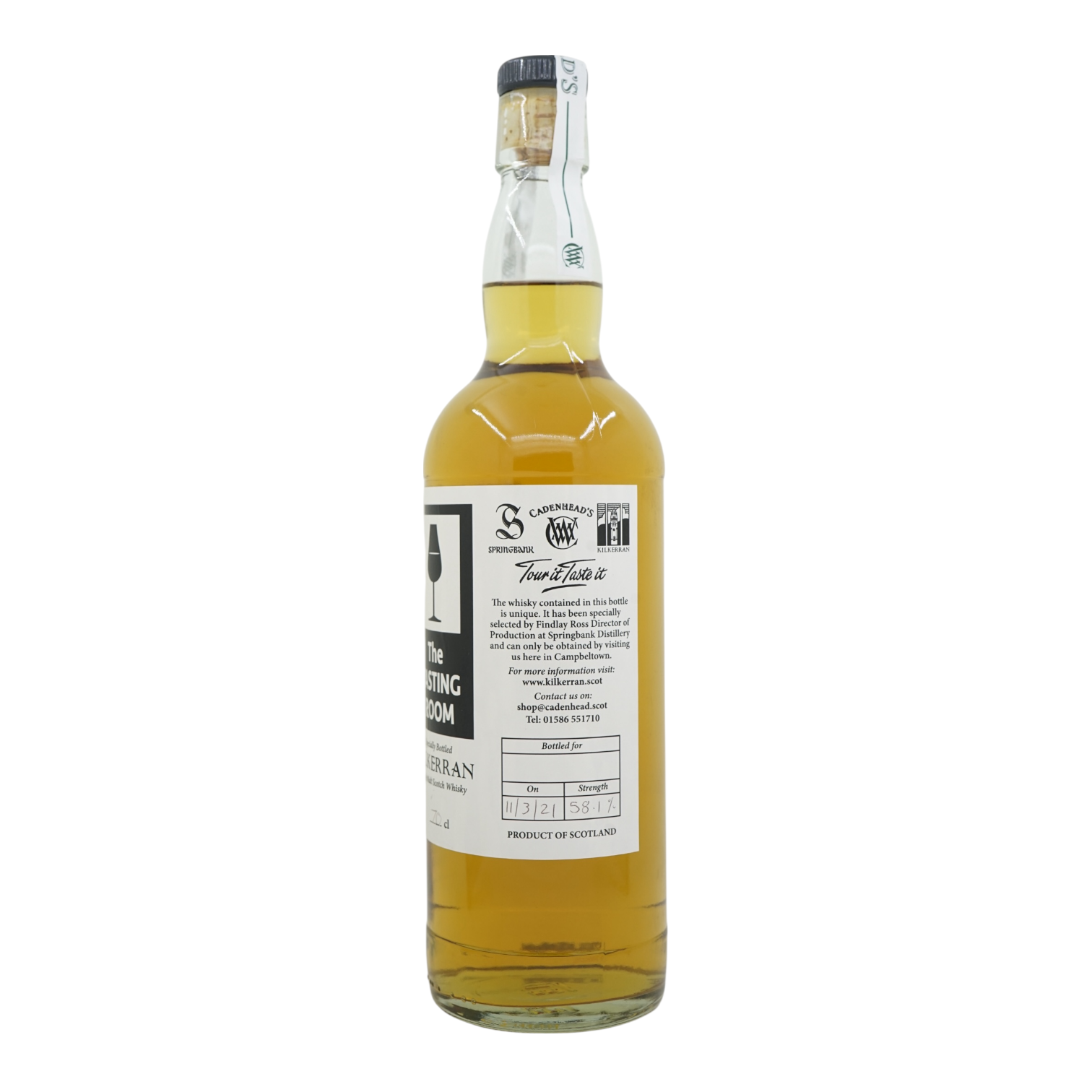 Kilkerran The Tasting Room 2021 58.1%