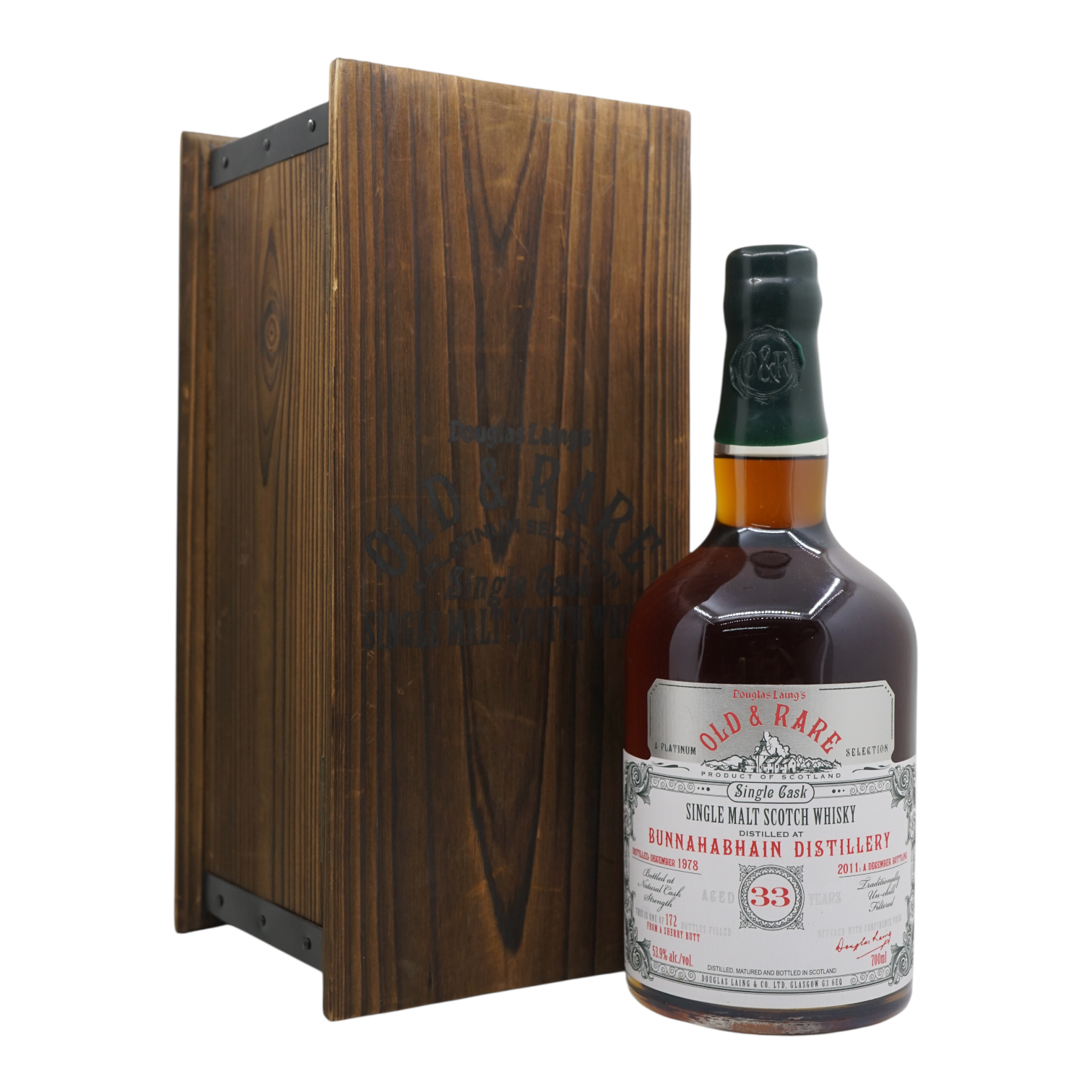 Bunnahabhain 1978/2011 33 Year Old Old & Rare - The Platinum Selection Douglas Laing 53.9%