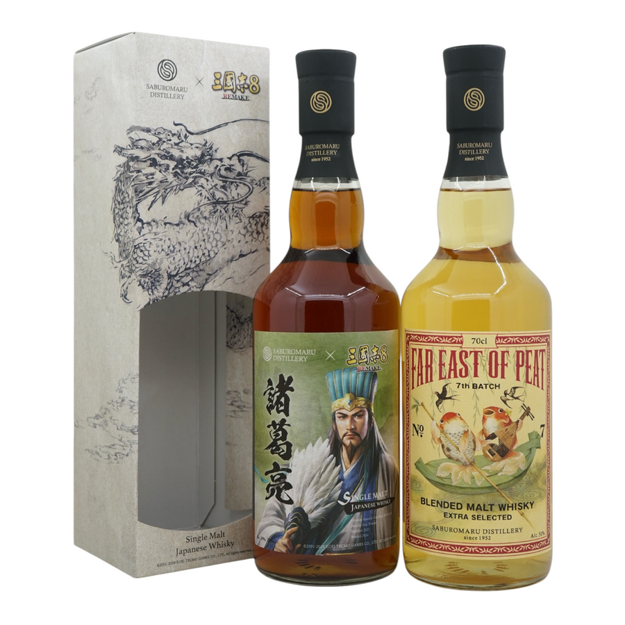 Saburomaru 三國志8 諸葛亮 & Blended Malt Whisky Far East of Peat Extra Selected - Seventh Batch