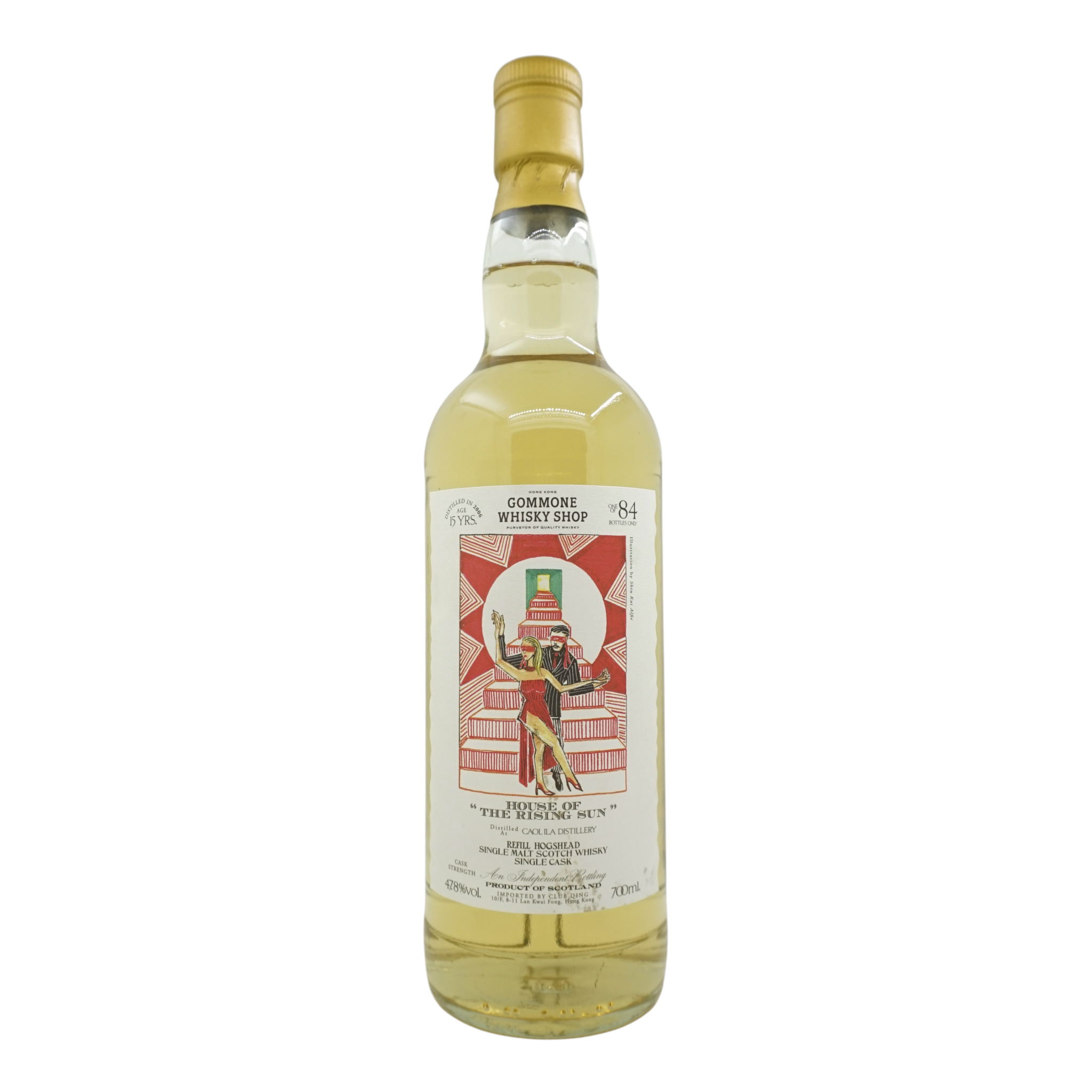 Caol Ila 2006 15 年陳釀,為 Gommone 威士忌裝瓶,威士忌機構“旭日之屋”