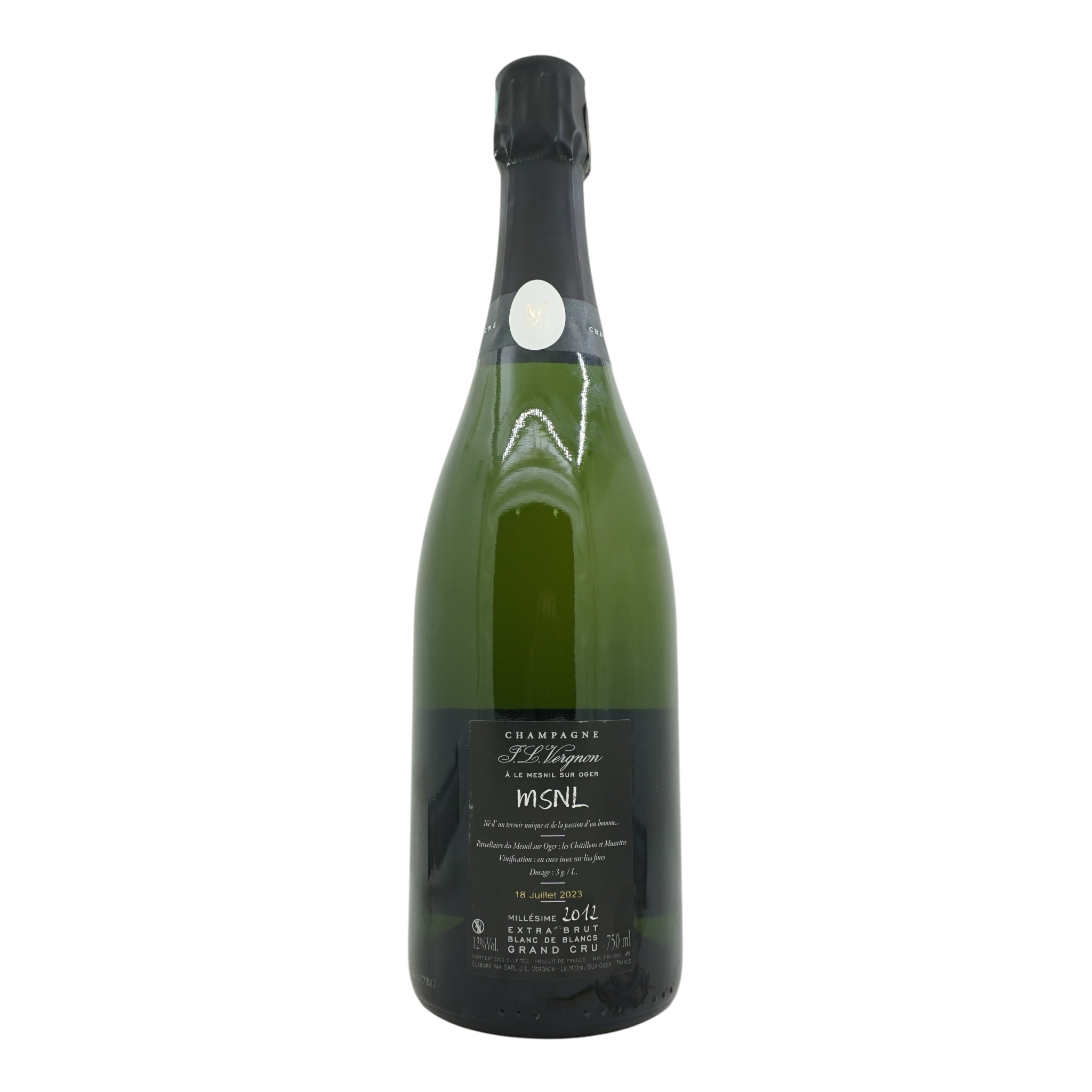 J.L. Vergnon 'MSNL' Blanc de Blancs Grand Cru Extra Brut 2012 (Vinous: 95)