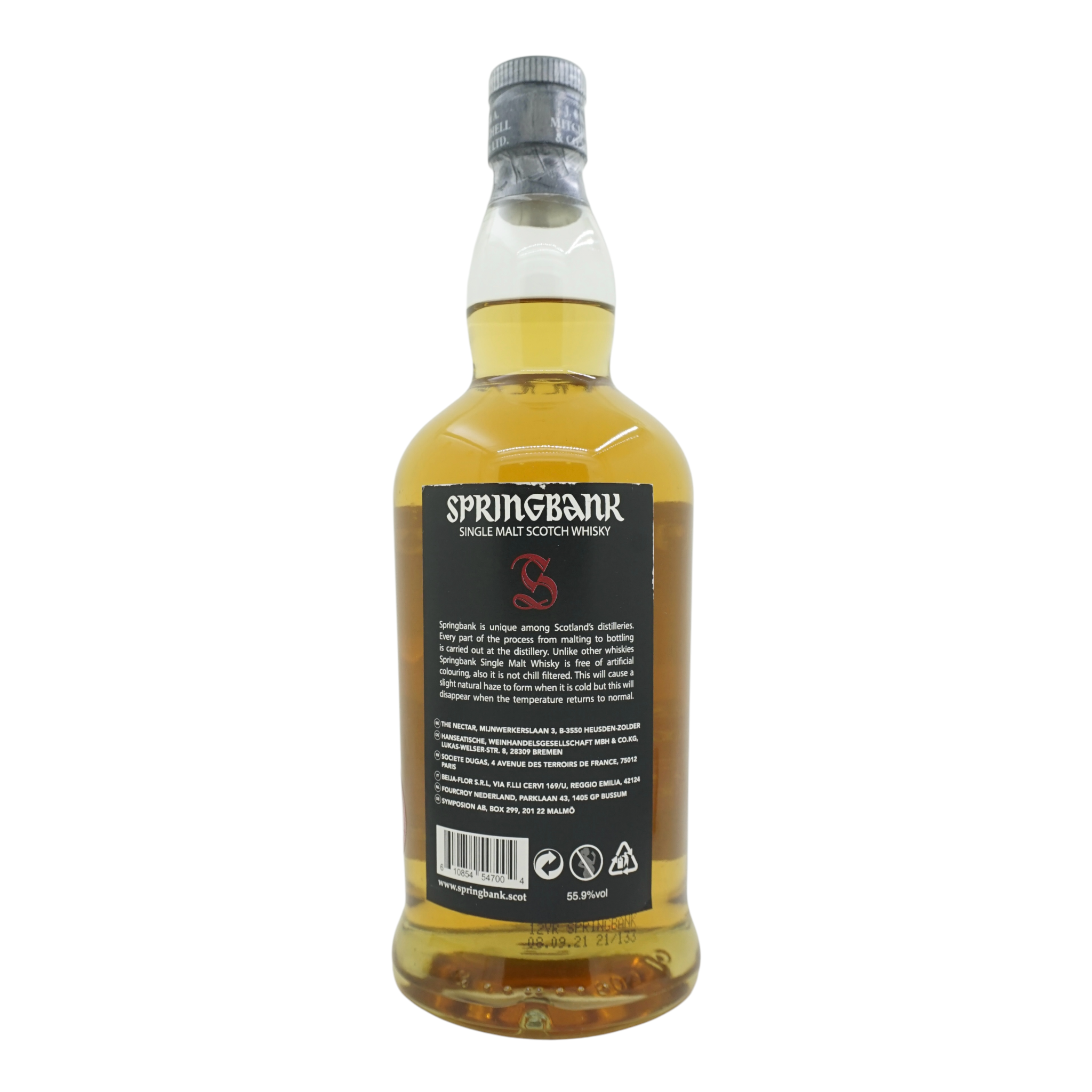 Springbank 12 Year Old Cask Strength 55.9% Batch 23 (2021 Bottled)