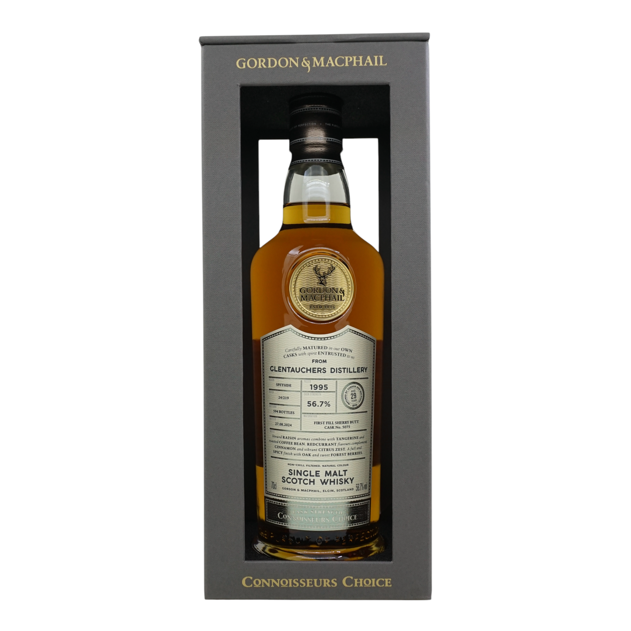 Glentauchers 1995/2024 29 Year Old Cask Strength Gordon&MacPhail #5075