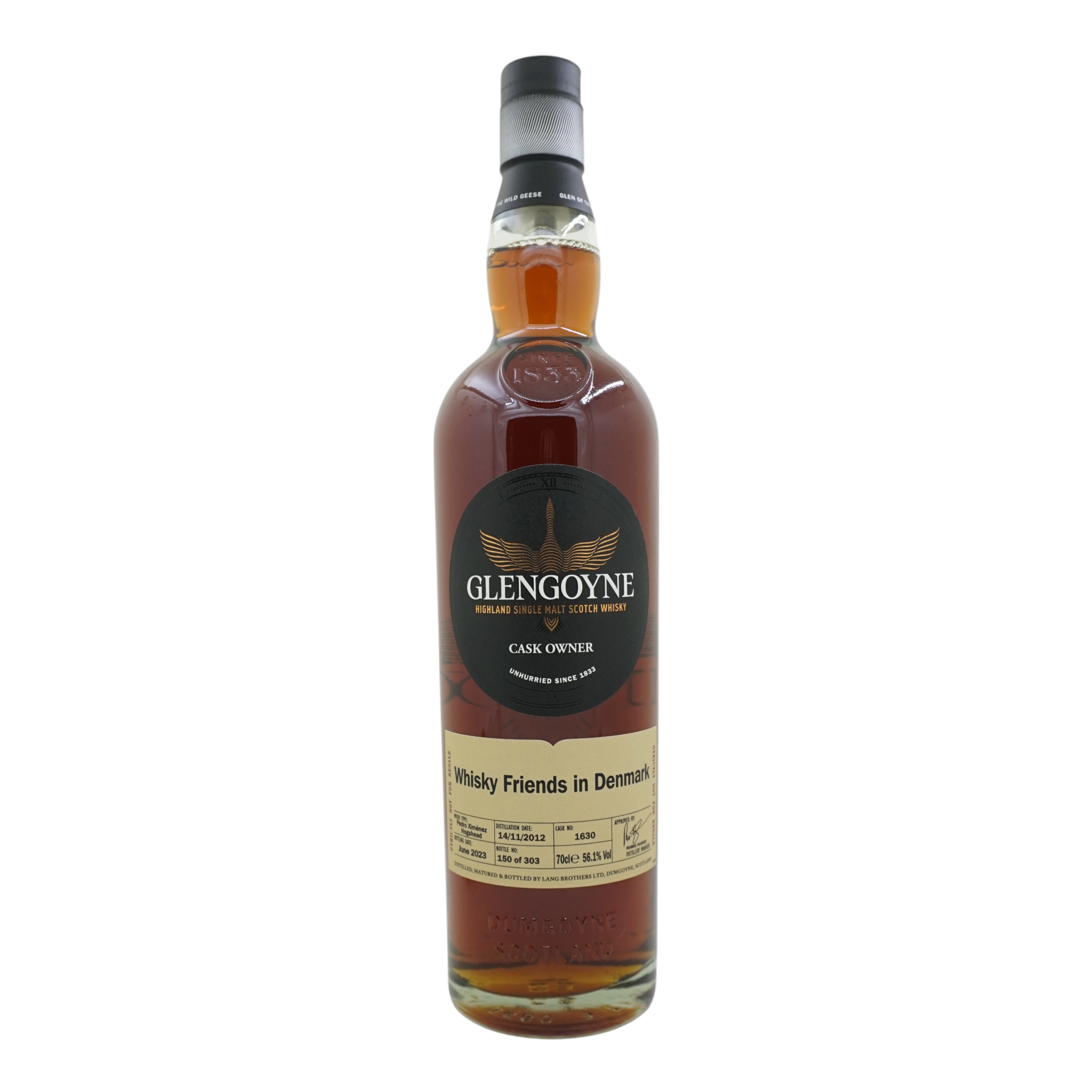 Glengoyne 2012/2023 Cask Owner 為丹麥威士忌之友裝瓶 #1630