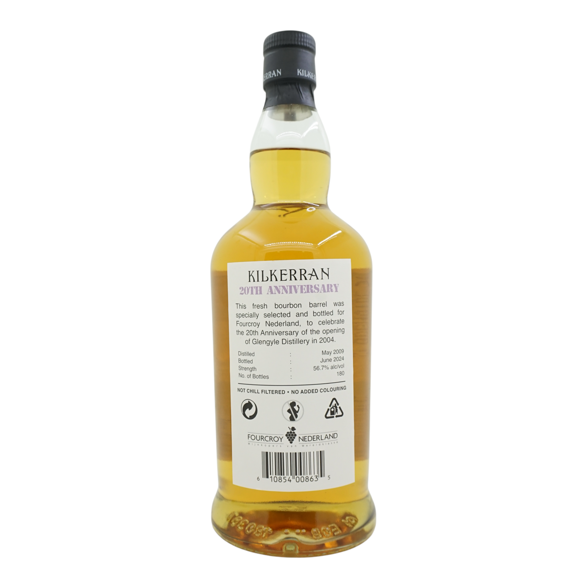 Kilkerran 2009/2024 15 Year Old 20th Anniversary Bottled for Fourcroy Netherlands 56.7%