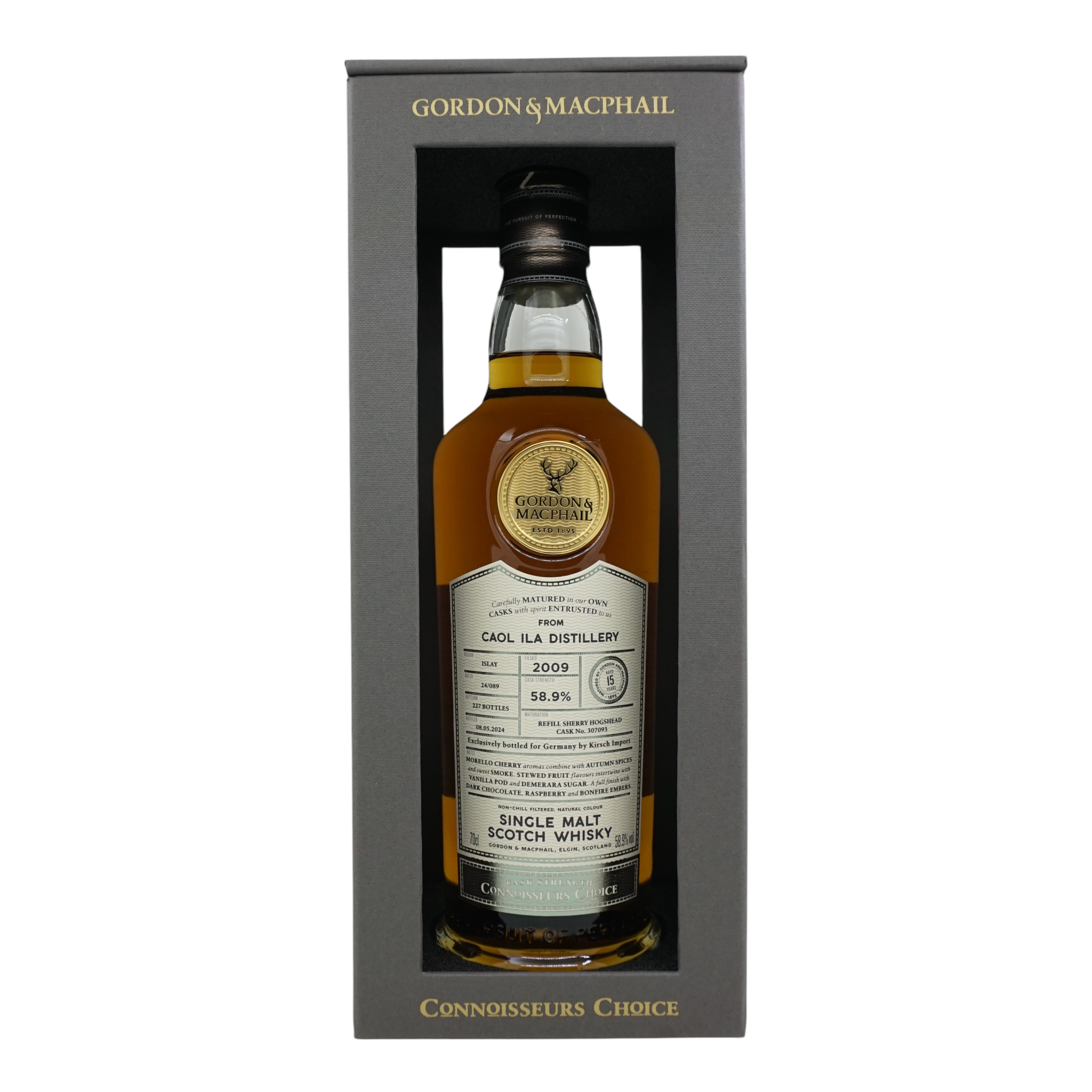 Caol Ila 2009/2024 15 Year Old Cask Strength Gordon&MacPhail #307093