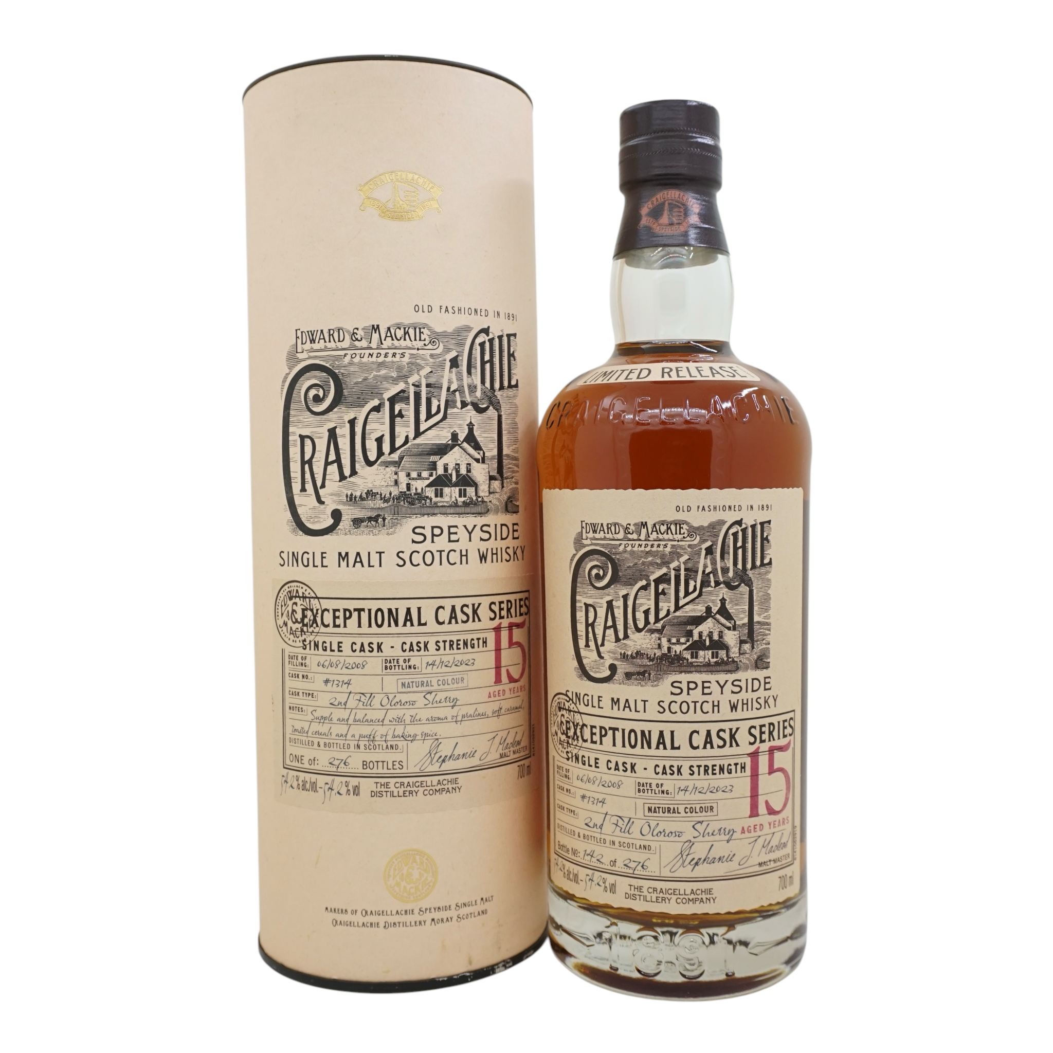 Craigellachie 2008/2023 15 Year Old Exceptional Cask Series #1314