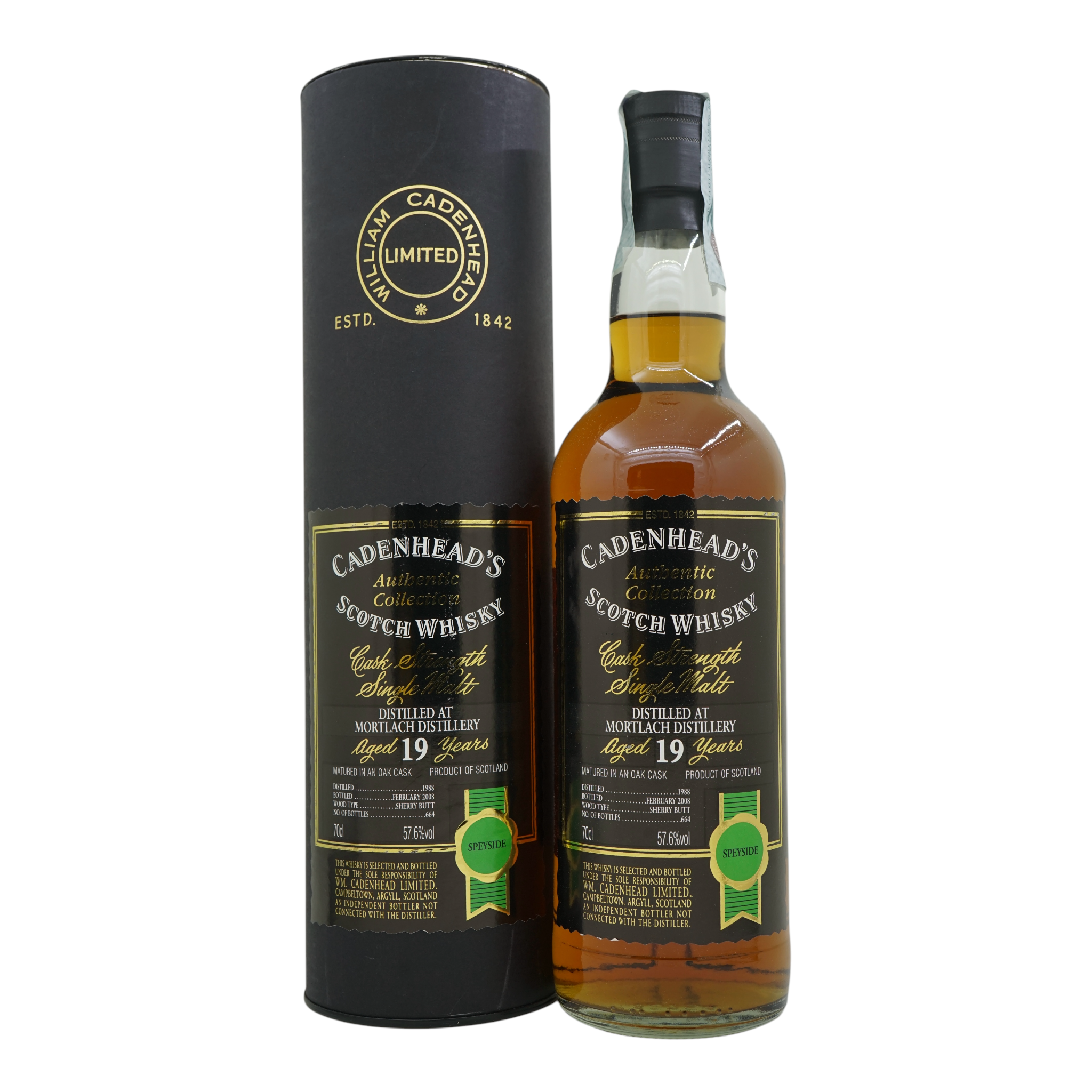 Mortlach 1988/2008 19 年正宗系列 Cadenhead's 57.6%