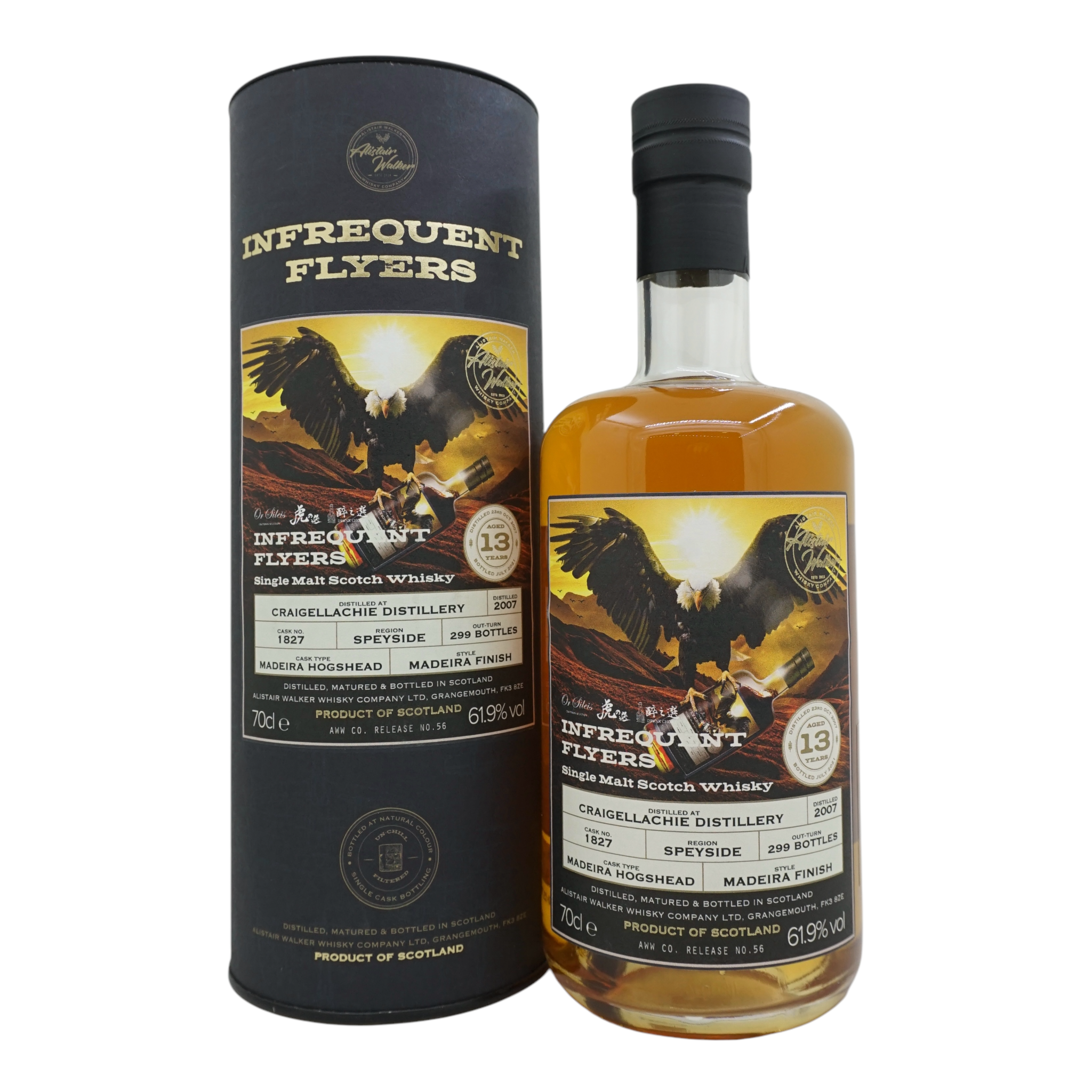 Craigellachie 2007/2021 13 Year Old Infrequent Flyers AWWC Release No.56 #1827