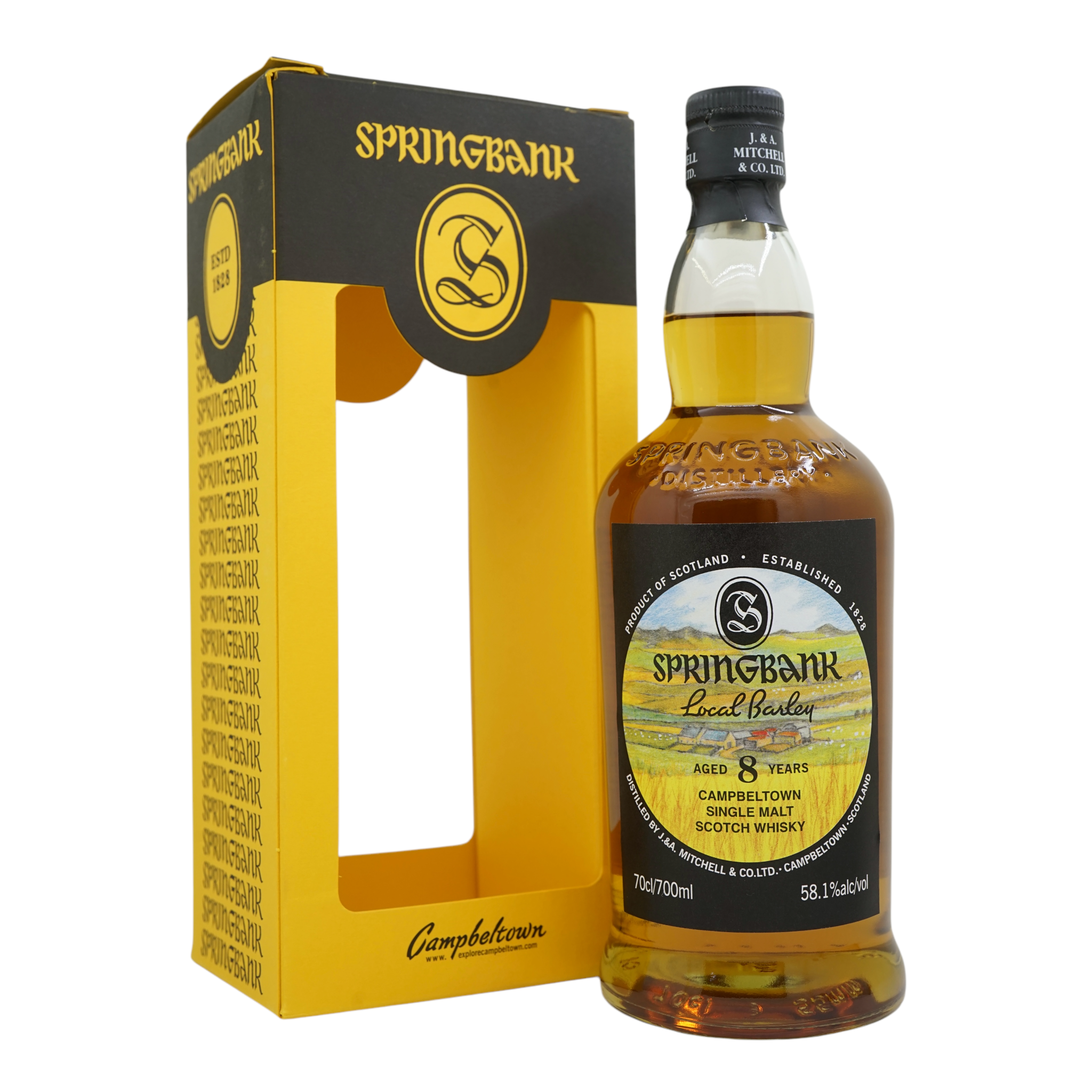 Springbank 2016/2024 8 年本地大麥 58.1%