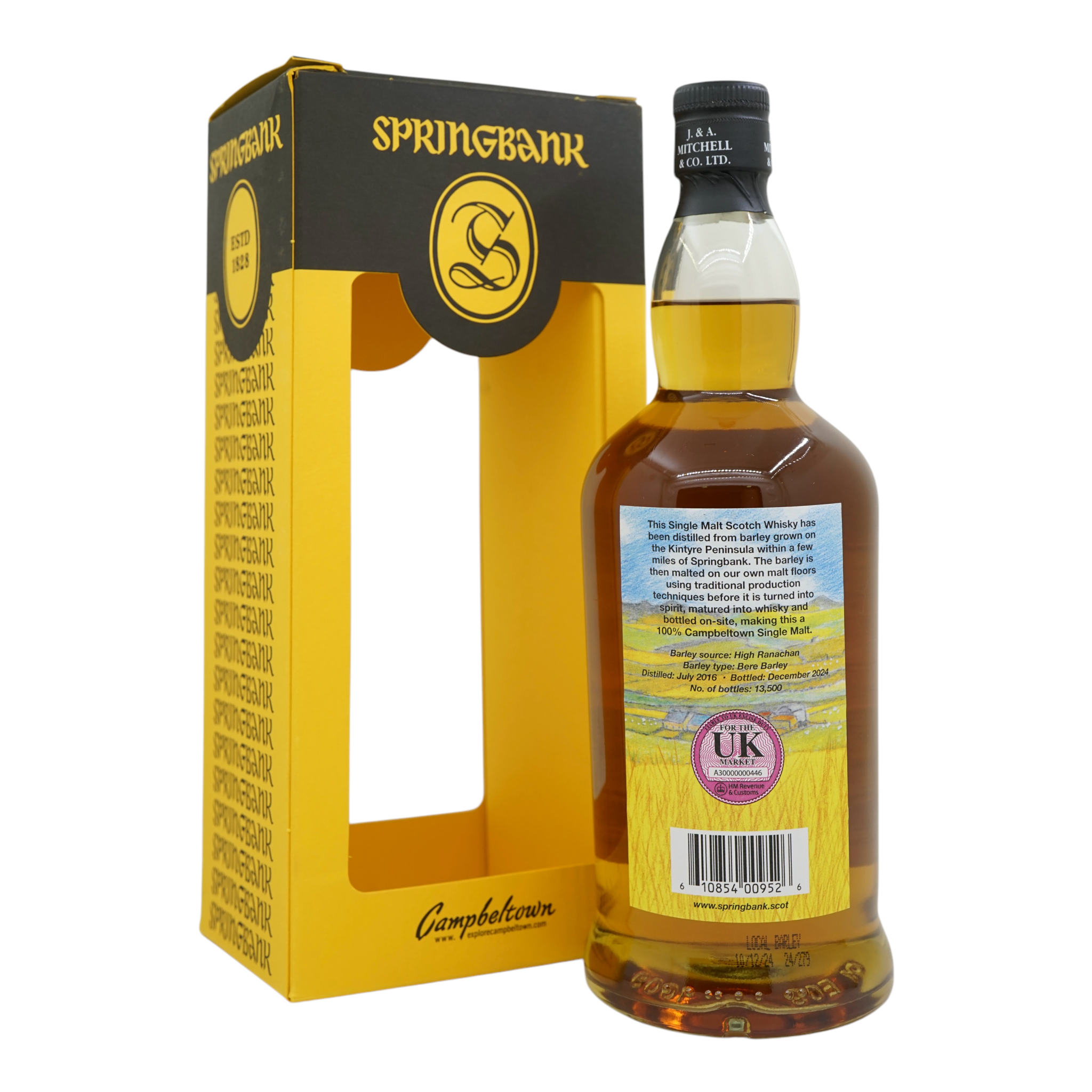 Springbank 2016/2024 8 年本地大麥 58.1%