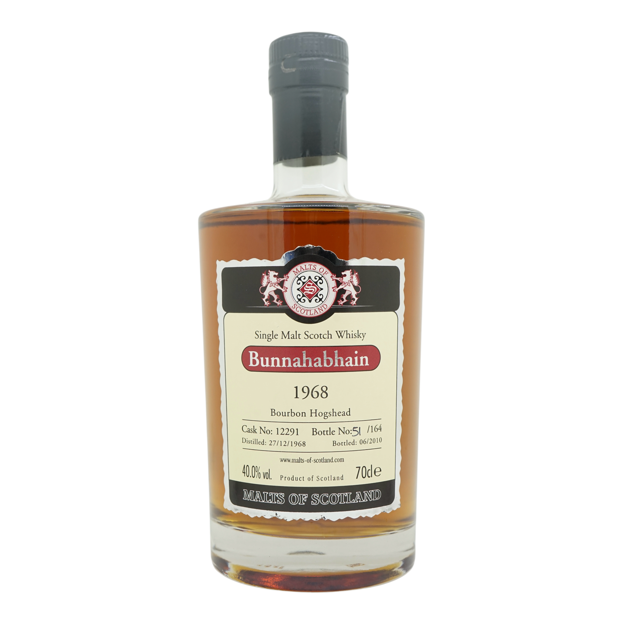 Bunnahabhain 1968/2011 Malts of Scotland #12291
