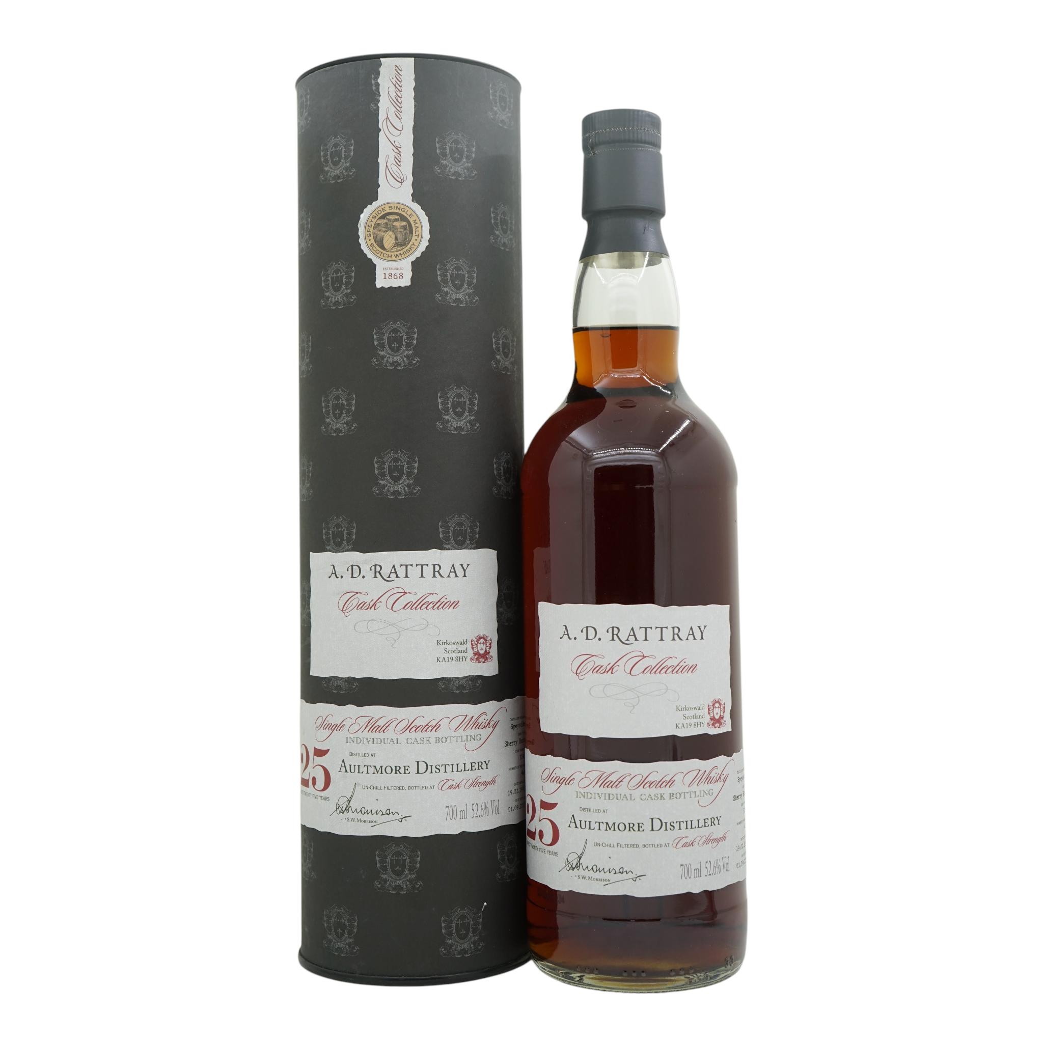 Aultmore 1990/2015 25 Year Old Individual Cask Bottling A.D. Rattray #3243