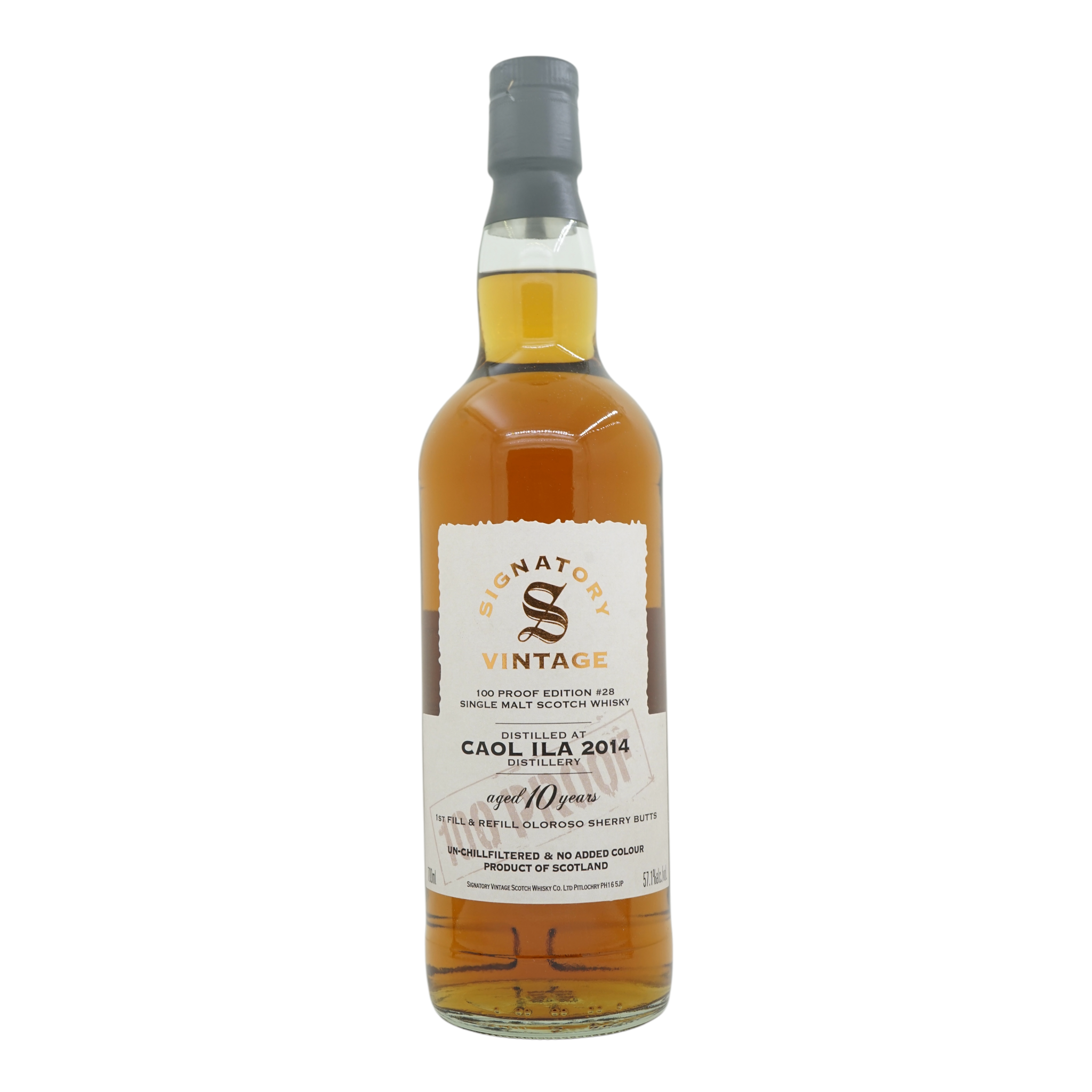 Caol Ila 2014/2024 10 Year Old 100 Proof Edition #28 Signatory Vintage
