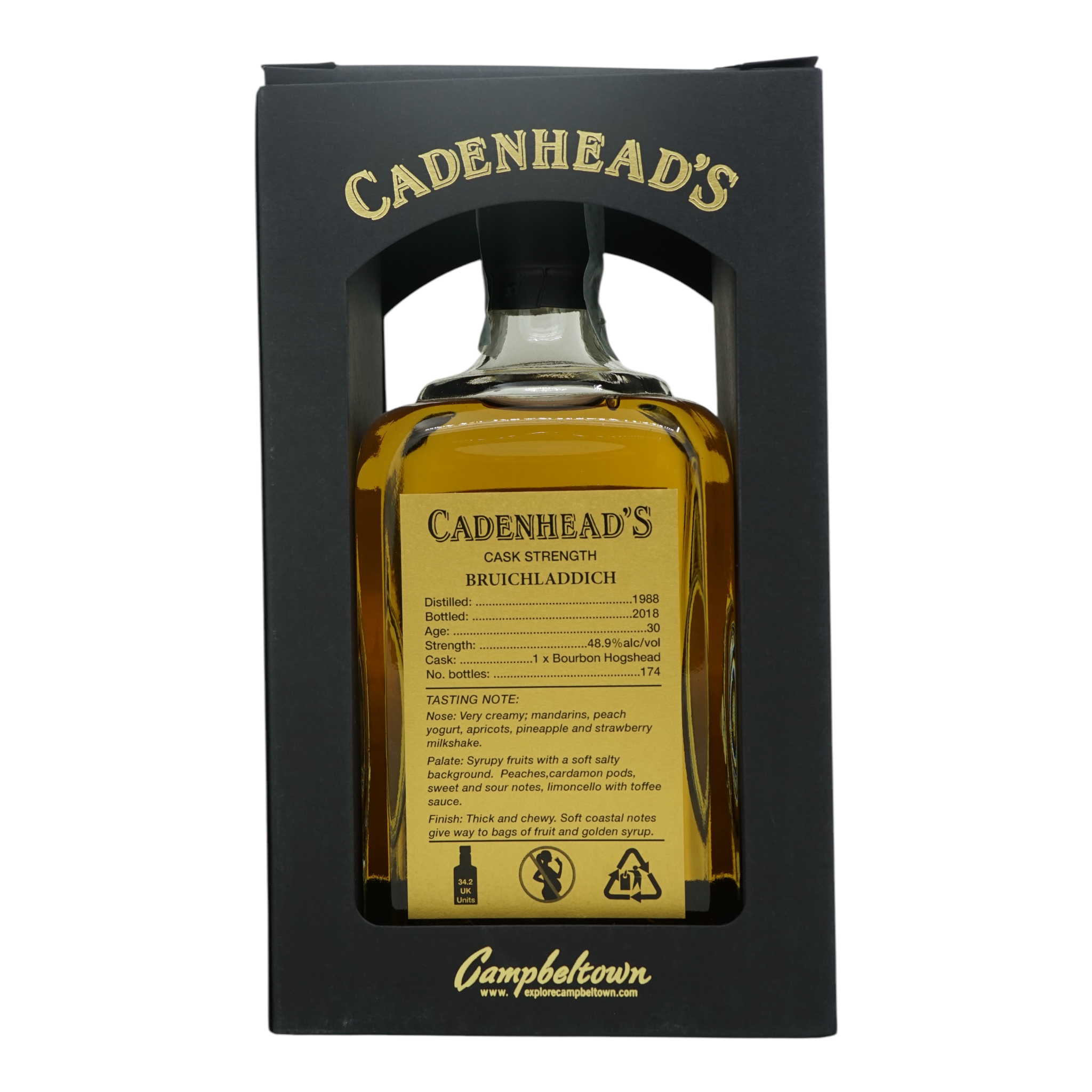 Bruichladdich 1988/2018 30 Year Old Single Cask Cadenhead's