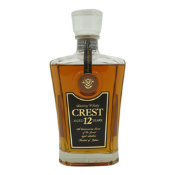 Suntory Crest 12 Year Old Crystal Decanter