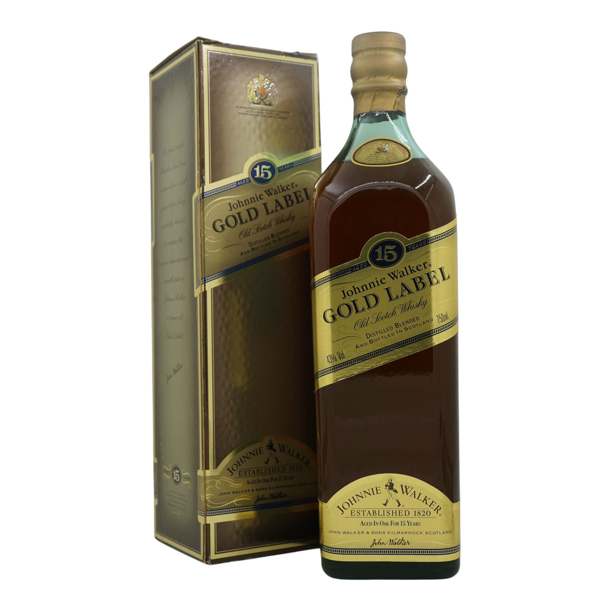 Johnnie Walker Gold Label 15 Year Old 1980s