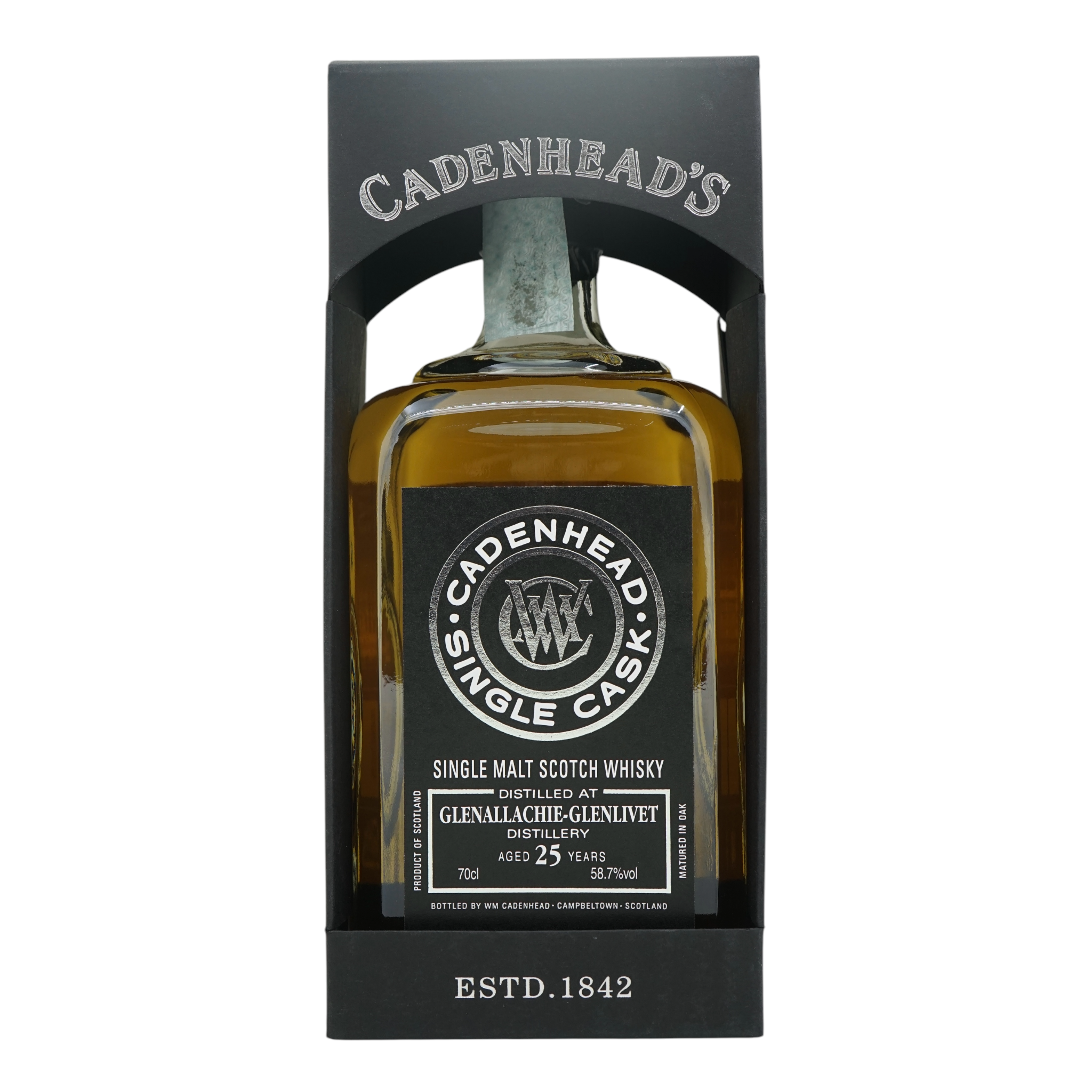 Glenallachie 1992/2018 25 Year Old Single Cask Cadenhead's 58.7%