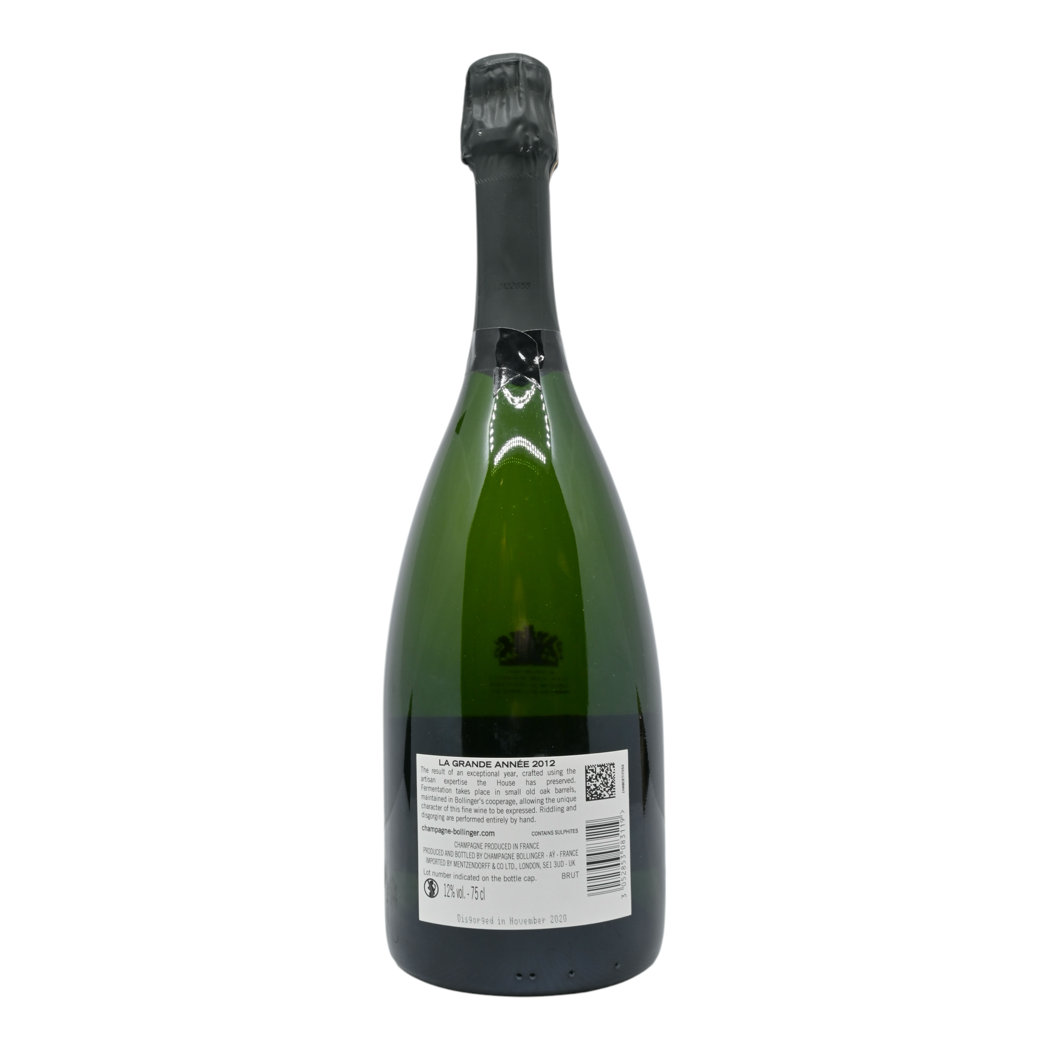 Bollinger La Grande Annee Brut 2012(RP: 95 | JS: 95 | Falstaff: 97 | WS: 97 | JS: 17)