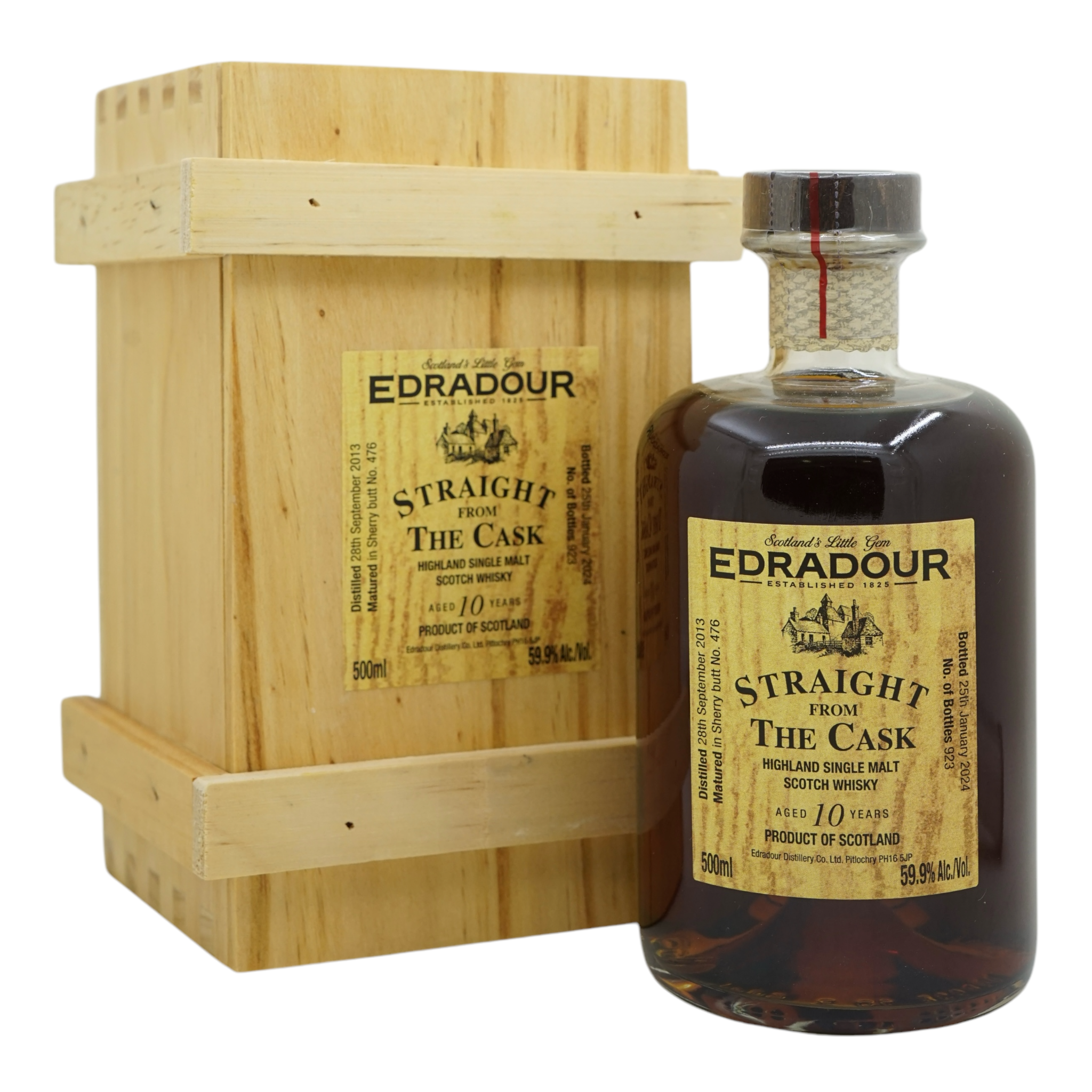 Edradour 2013/2024 Straight From The Cask - Sherry Cask Matured #476