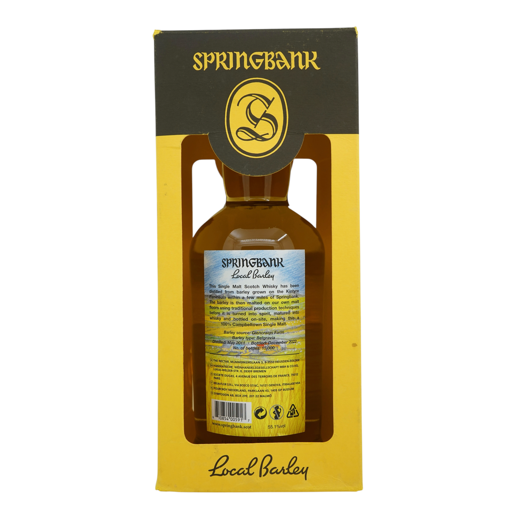Springbank 2011/2022 11 Year Old Local Barley 55.1% (box damaged)