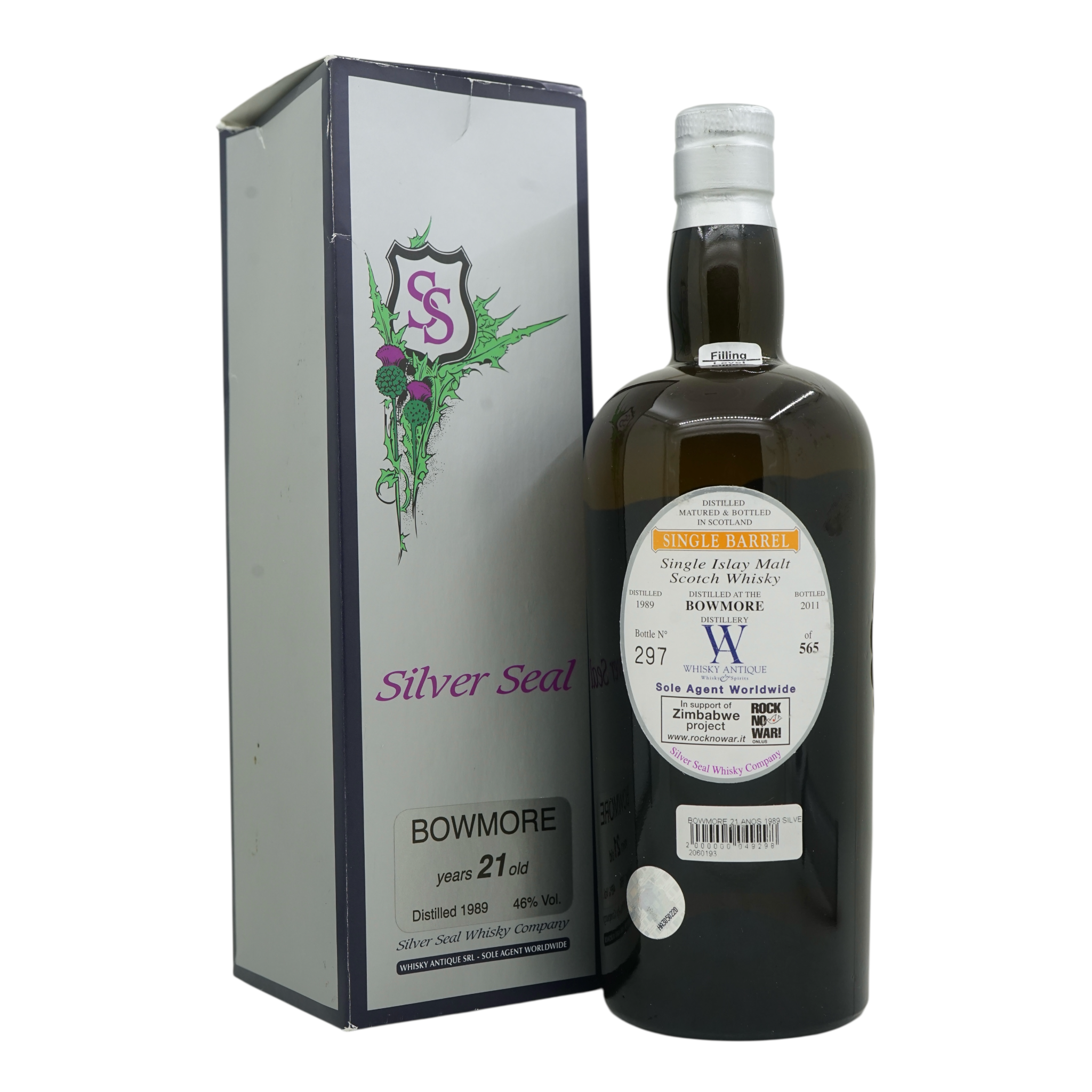 Bowmore 1989/2011 21 Year Old Single Barrel Silver Seal