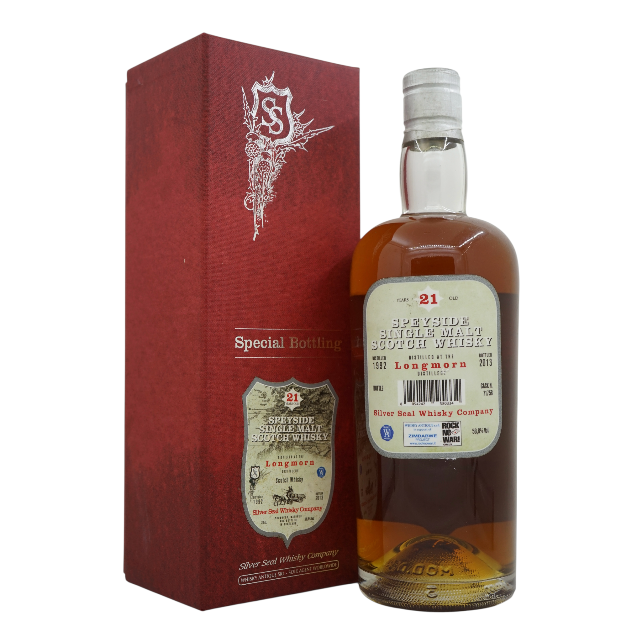 Longmorn 1992/2013 21 Year Old Silver Seal #71758