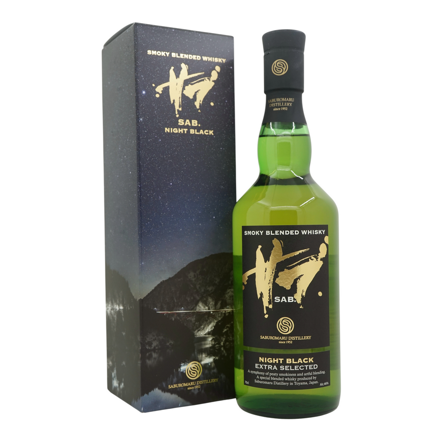 Wakatsuru Saburomaru Sab Smoky Blended Whisky - Night Black