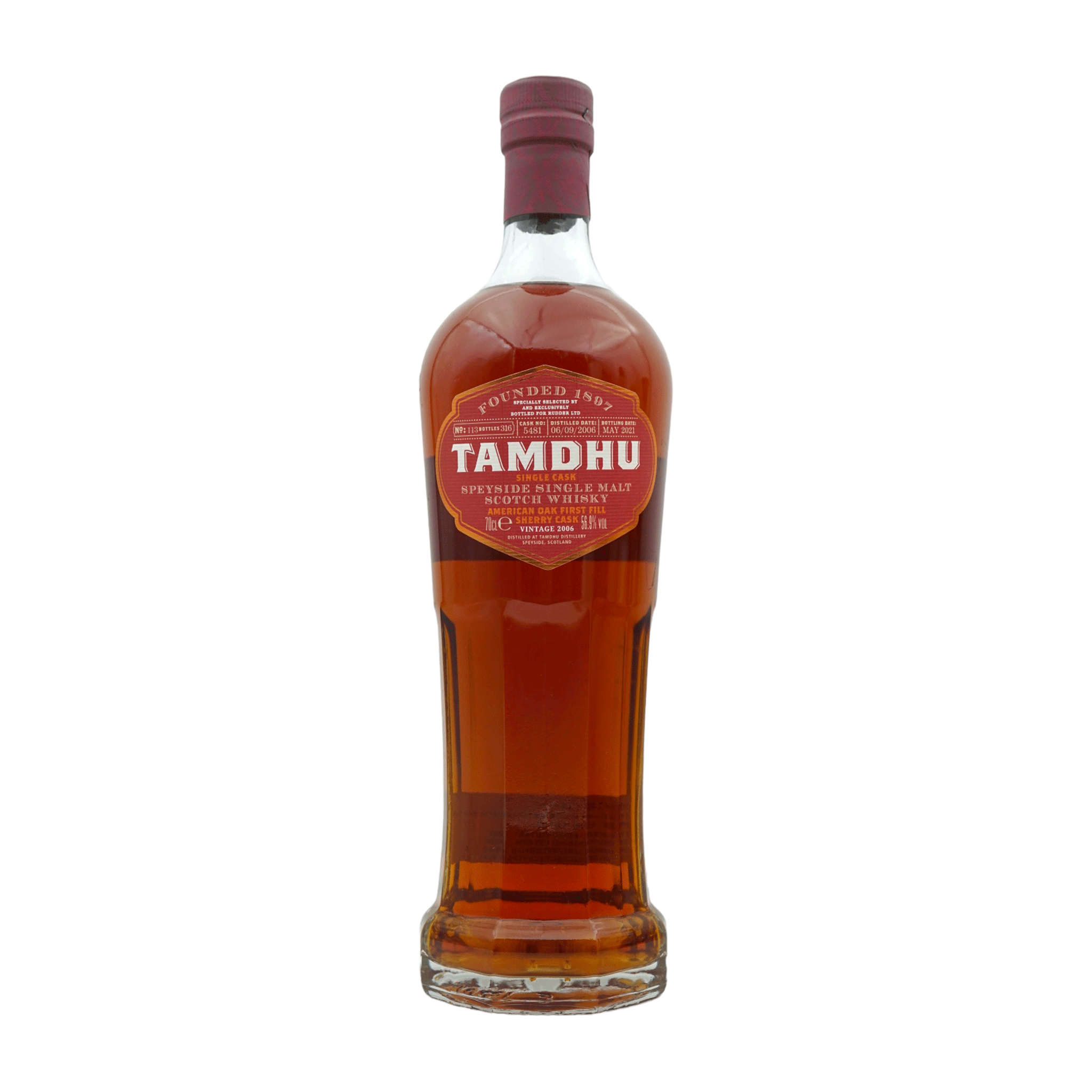 Tamdhu 2006/2021 특별판 Rudder Ltd #5481 병입