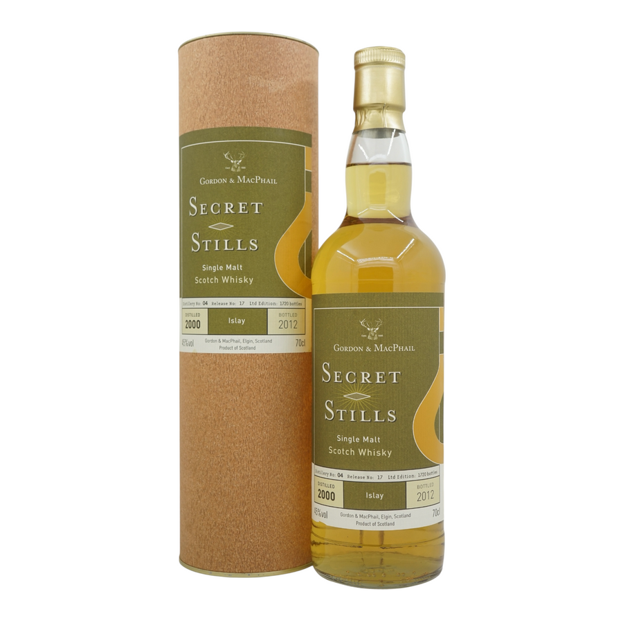 Bowmore 2000/2012 秘密劇照 4.17 Gordon&amp;MacPhail #31524-31528