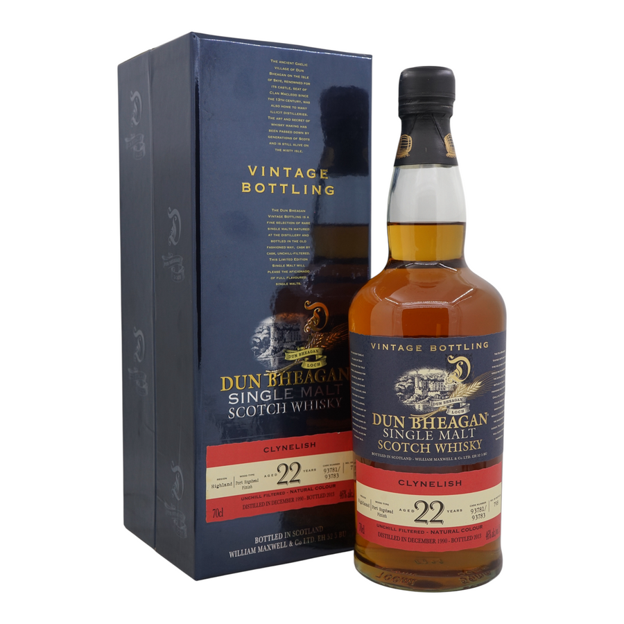 Clynelish 1990/2013 22 Year Old Dun Bheagan Ian Macleod #93781/93783