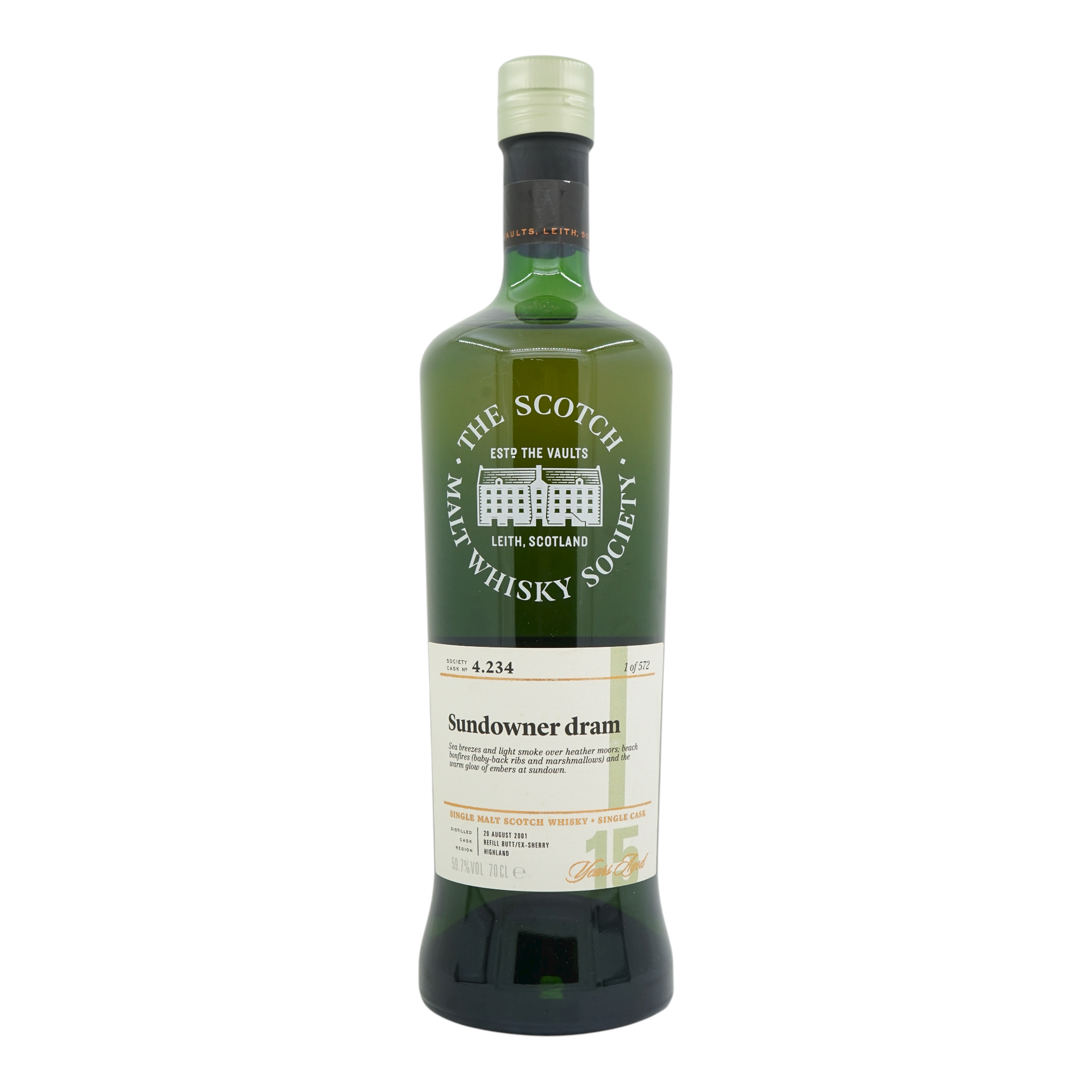 Highland Park 2001 15 Year Old SMWS 4.234 - Sundowner dram