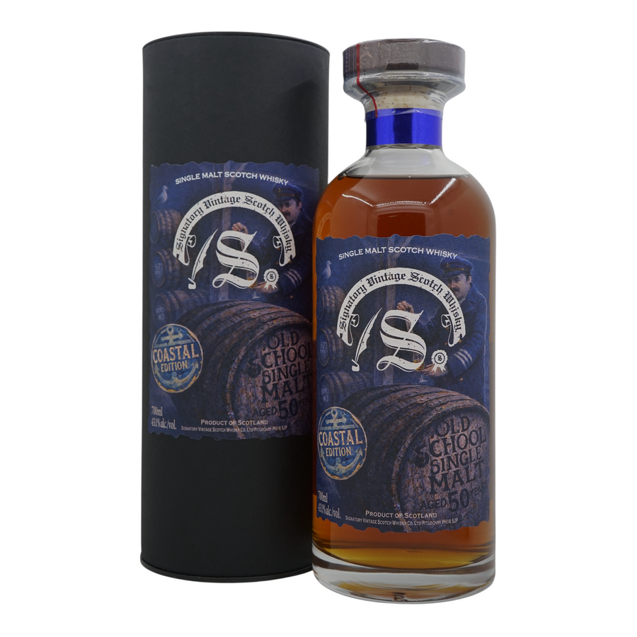 Old School Single Malt 50 Year Old - Coastal Edition Signatory Vintage