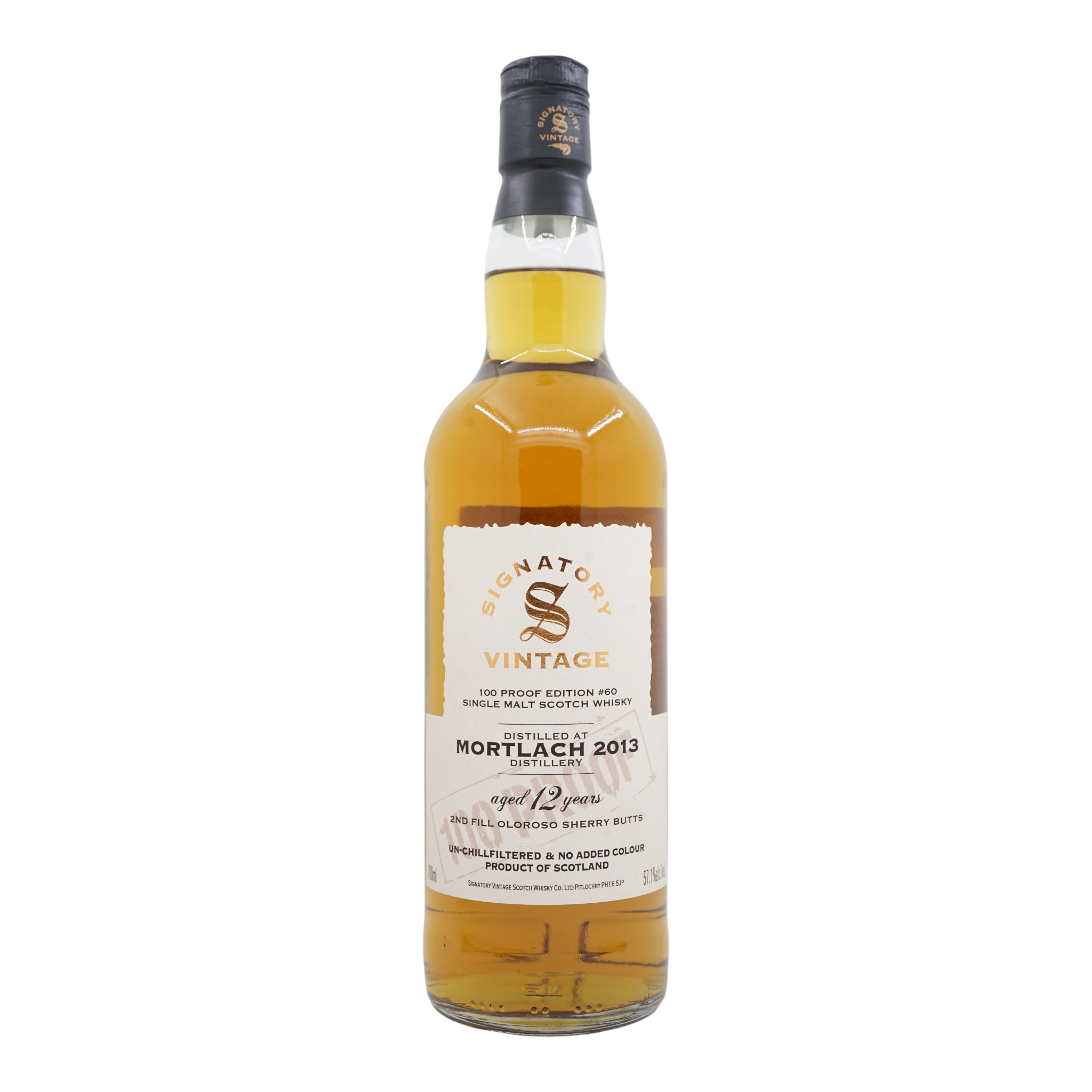 Mortlach 2013/2025 12 Year Old 100 Proof Edition #60 Signatory Vintage