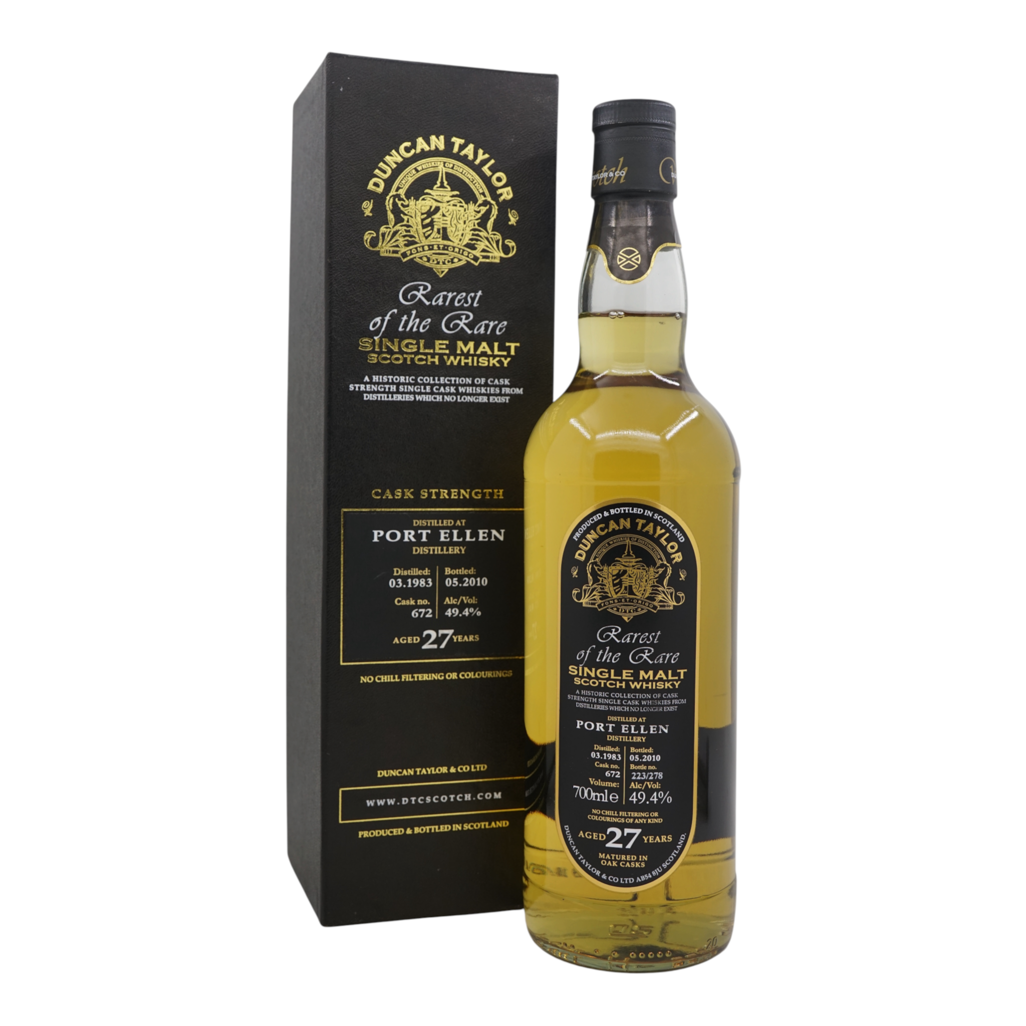 Port Ellen 1983/2010 27 Year Old Rarest of the Rare Duncan Taylor #672