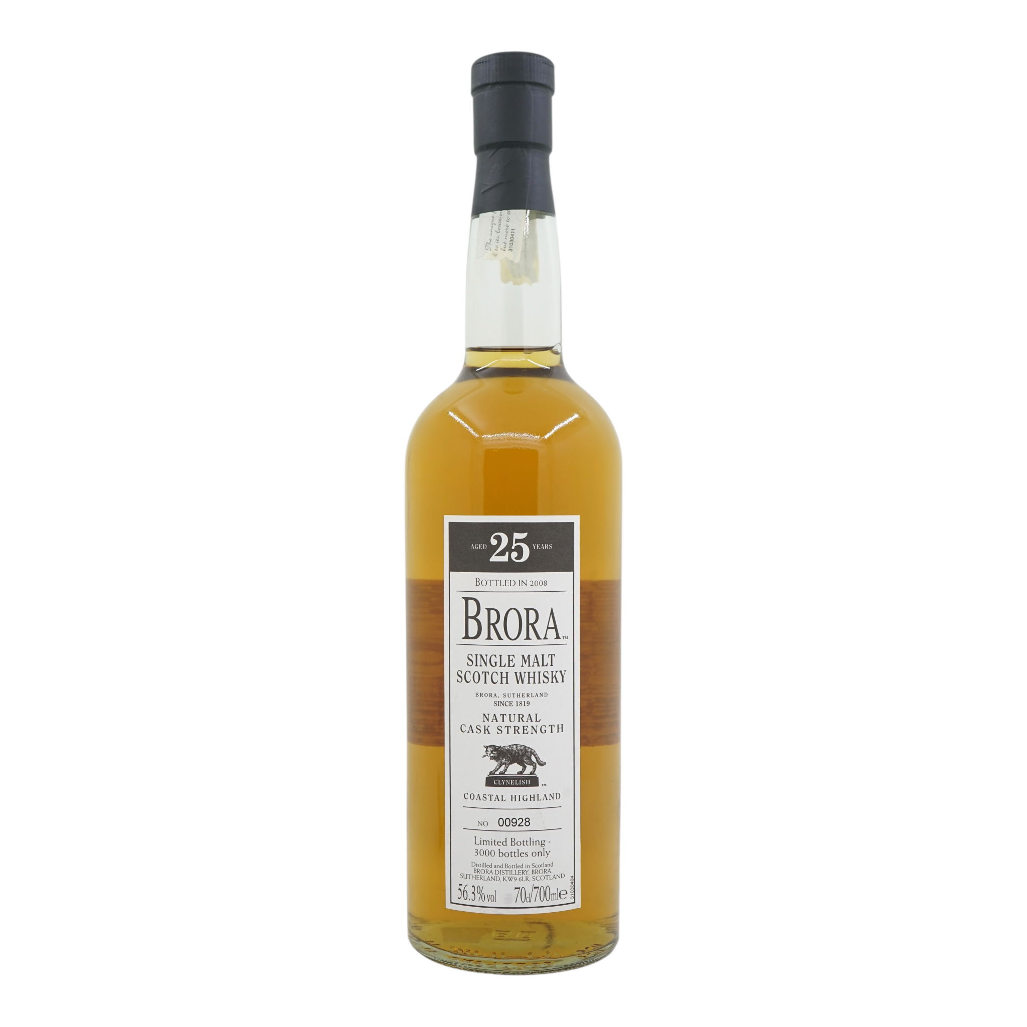 Brora 25 Year Old Diageo Special Releases 2008 7th Release (No Box)