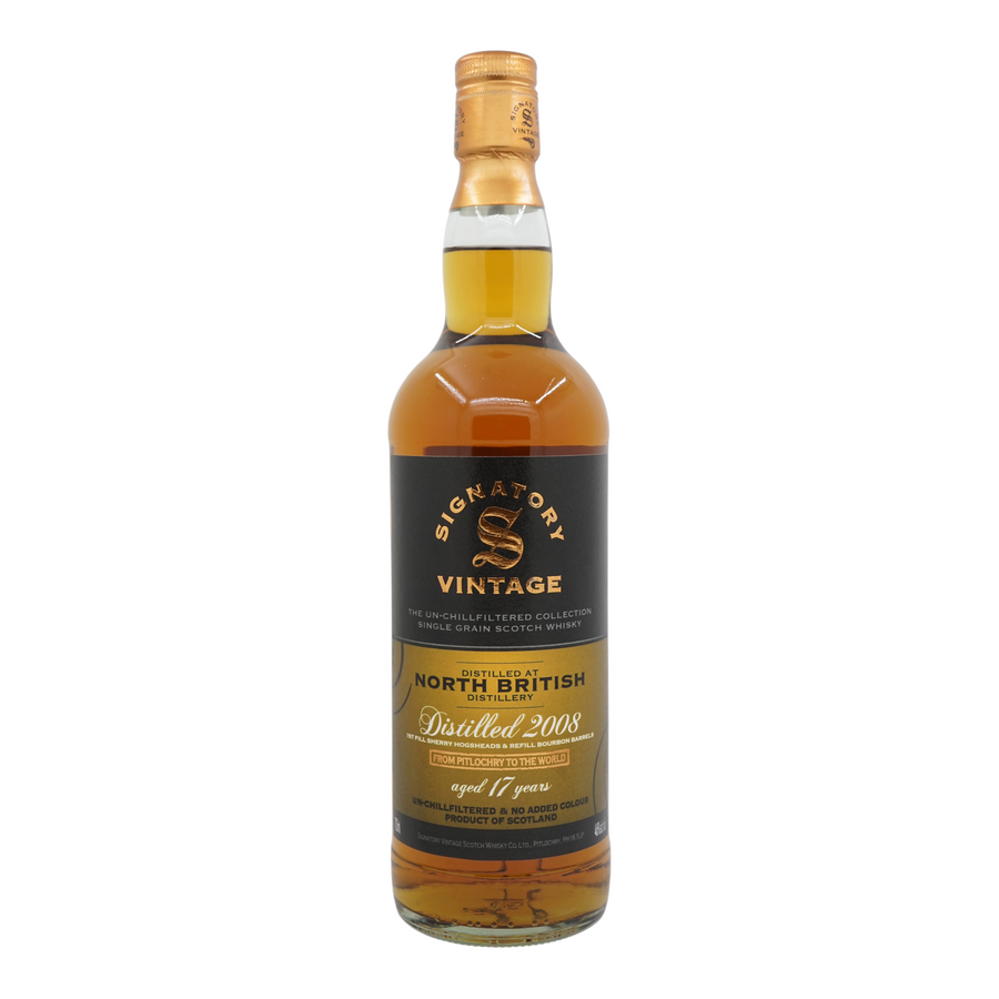 North British 2008/2026 17 Year Old The Un-Chillfiltered Collection Signatory Vintage