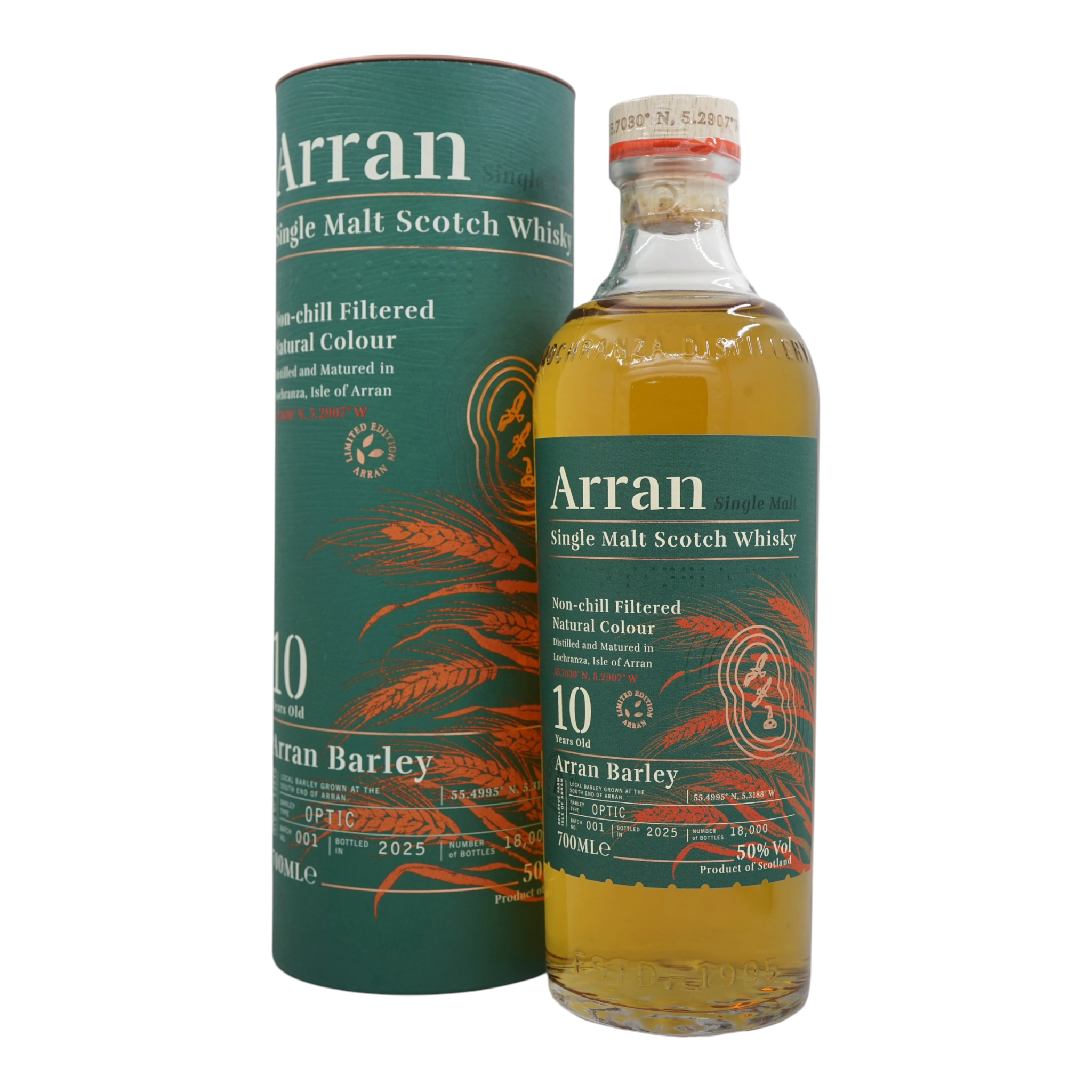 Arran Barley 10 Year Old Batch 001