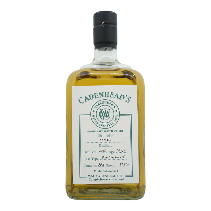 Ledaig 2010 14 Year Old Campbeltown Malts Festival 2025 Cadenhead's 51.6%