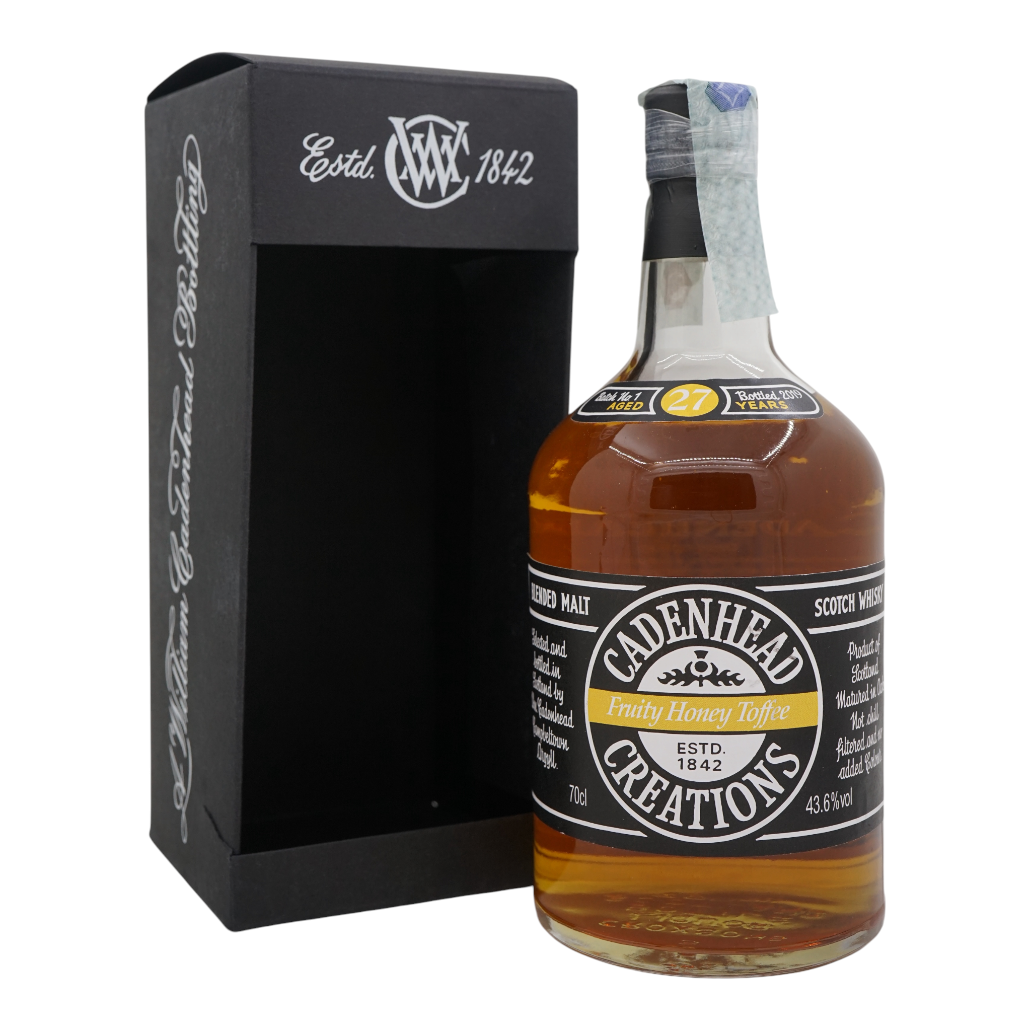 Creations 1991/2019 27 Year Old Cadenhead's - Fruity Honey Toffee Batch No. 1