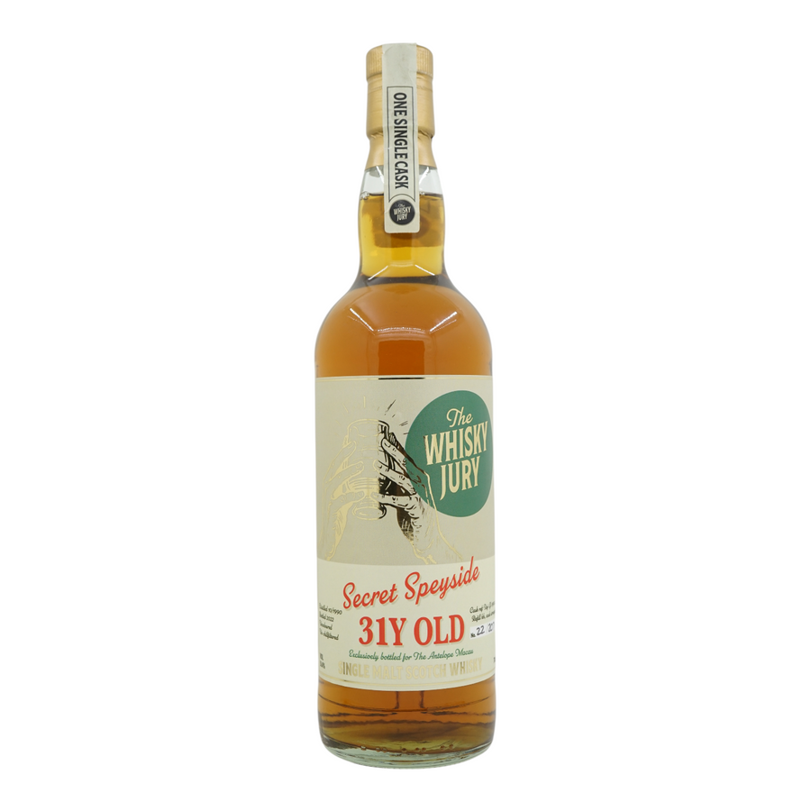 Secret Speyside 1990/2022 31 Year Old Bottled for The Antelope Macau The Whisky #Jury Twj-Gl-1990-2