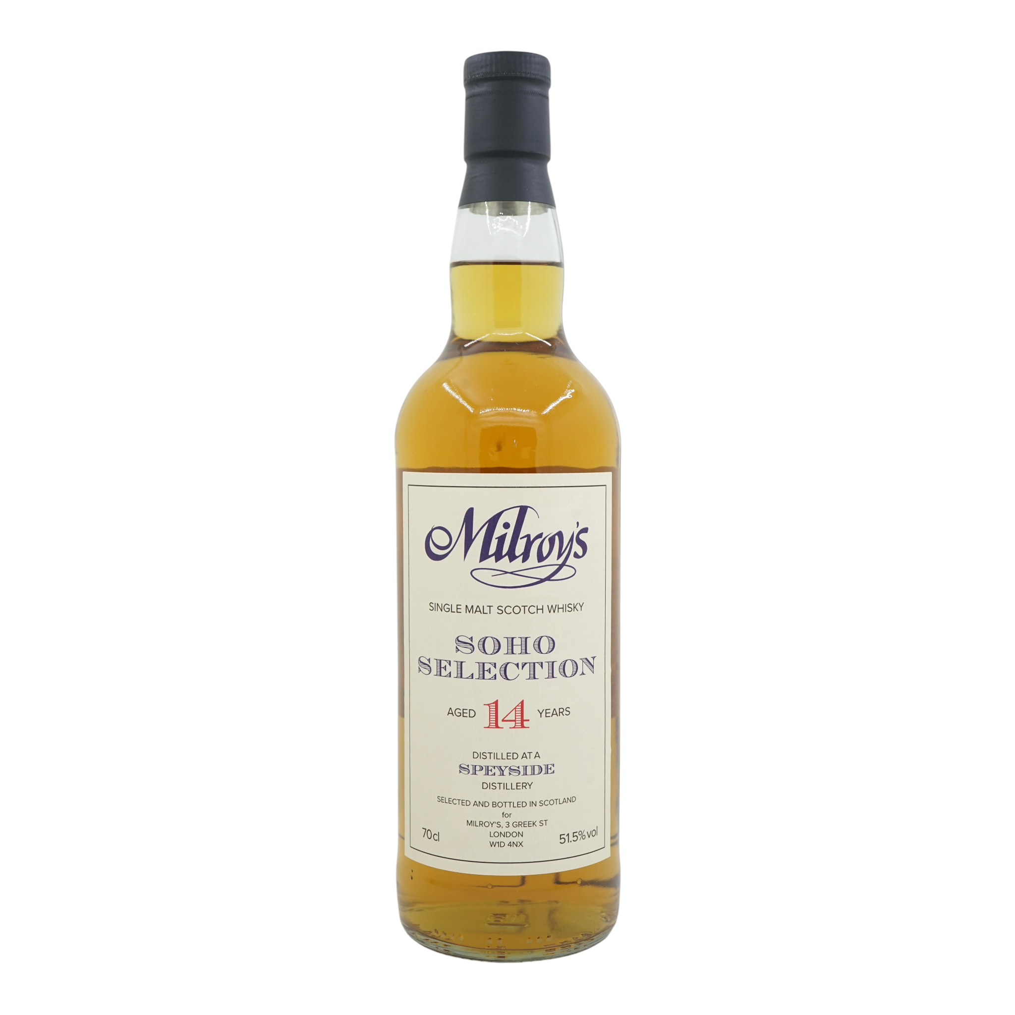 Distilled at a Speyside Distillery 2010/2025 14 Year Old Soho Selection Milroy's of Soho #14